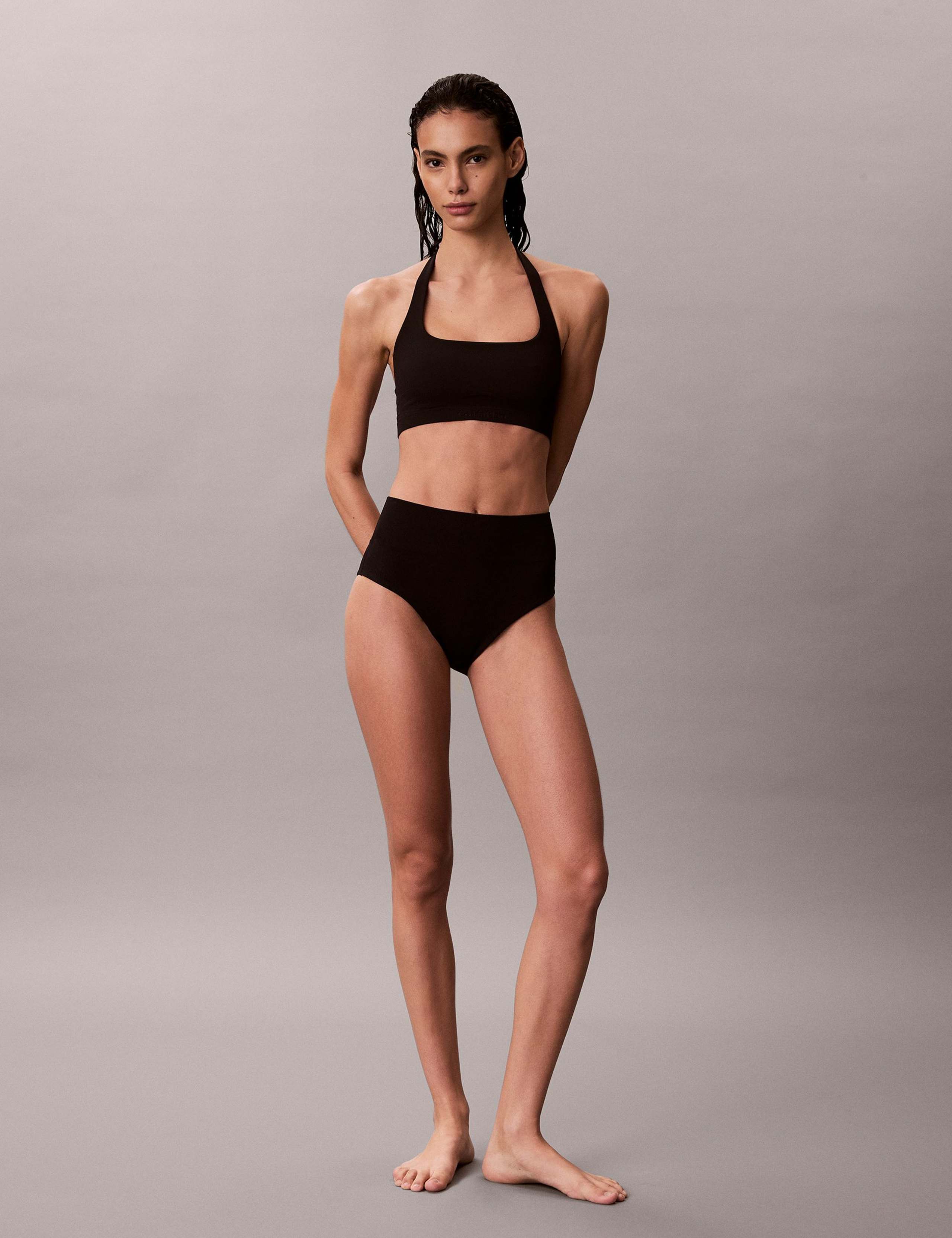 Shaping High Waisted Bikini Bottoms 1 of 5