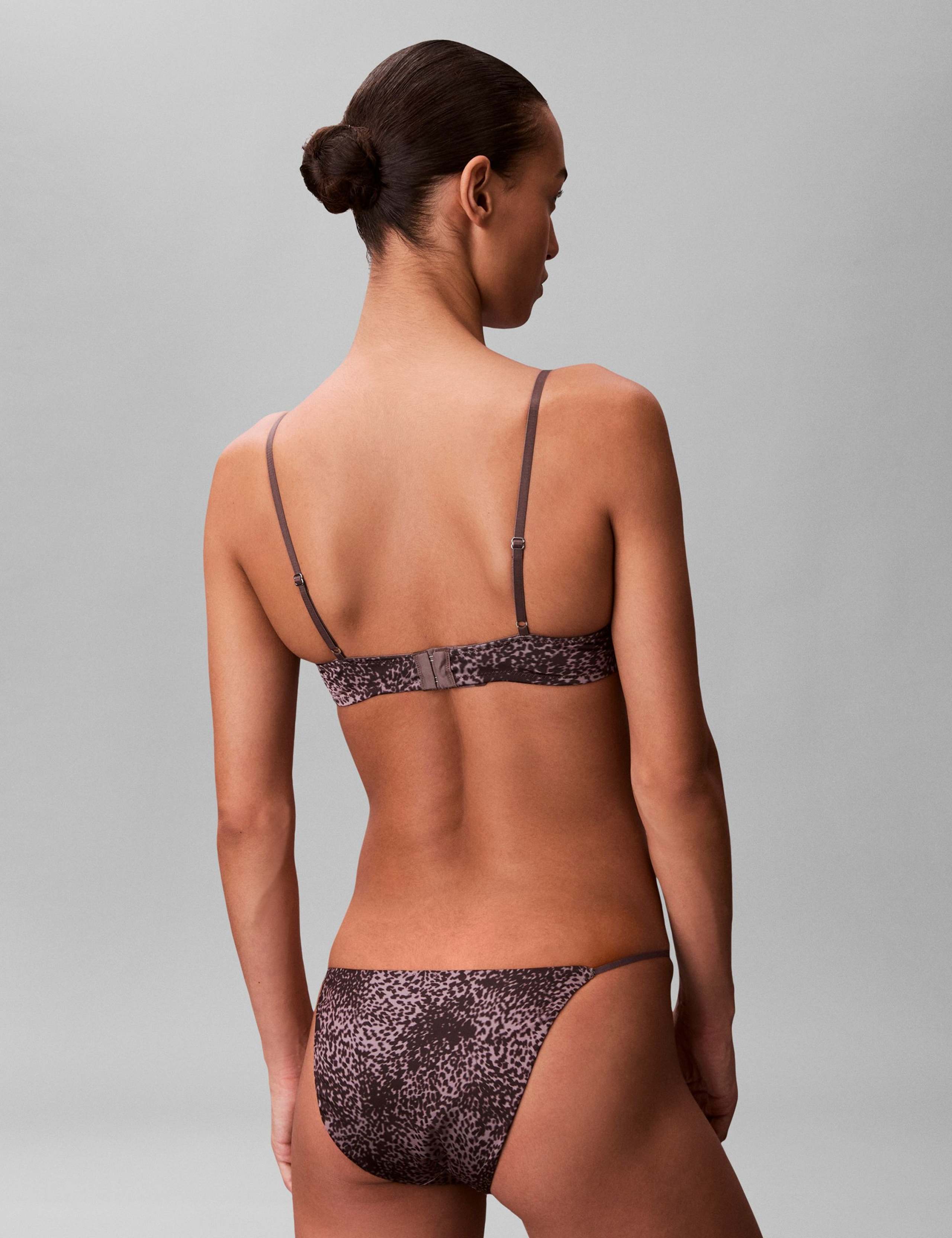 Signature Satin Animal Print Wired T-Shirt Bra (B-DD) 3 of 6