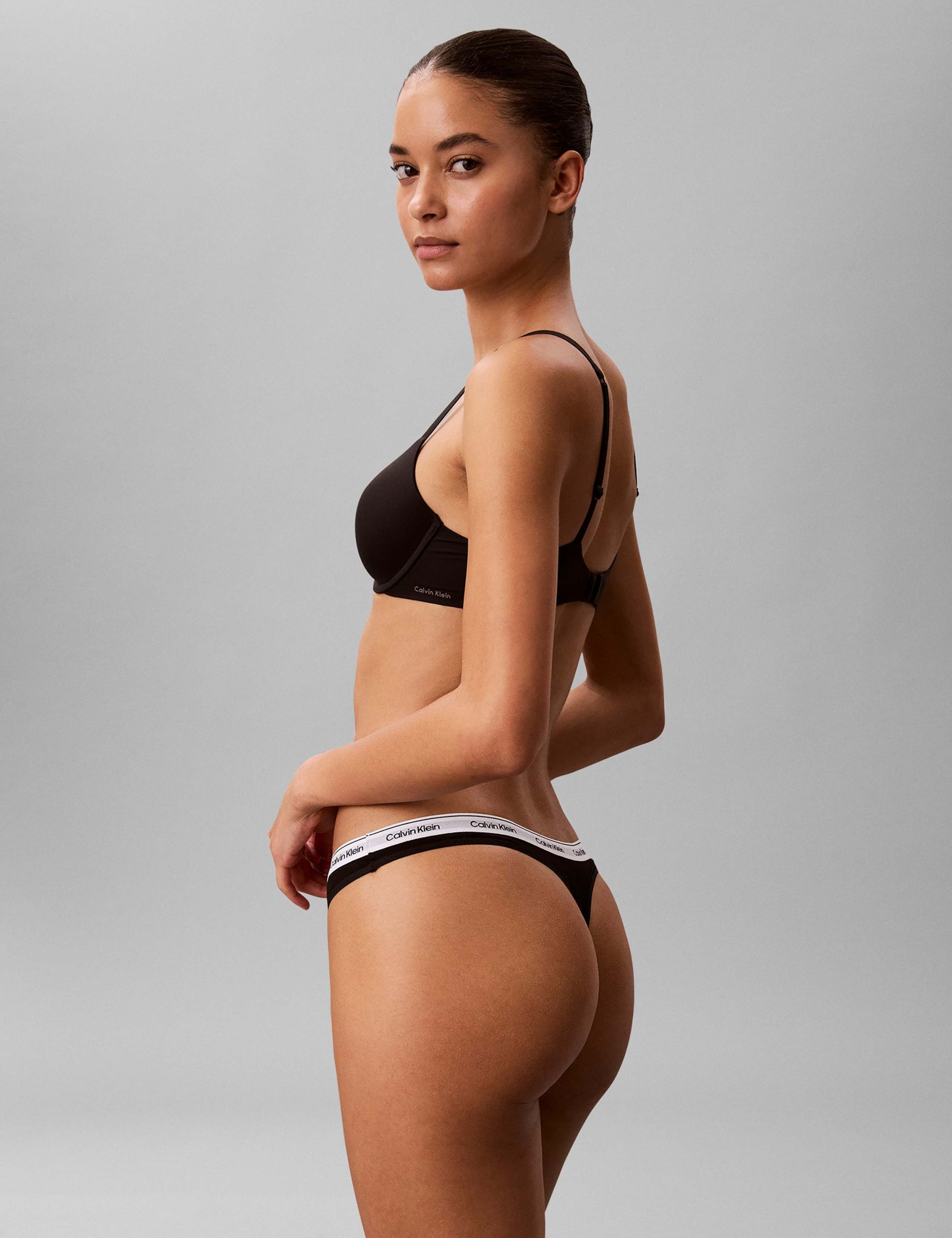 3 Pack Icon Logo Cotton Rich Thongs 4 of 5