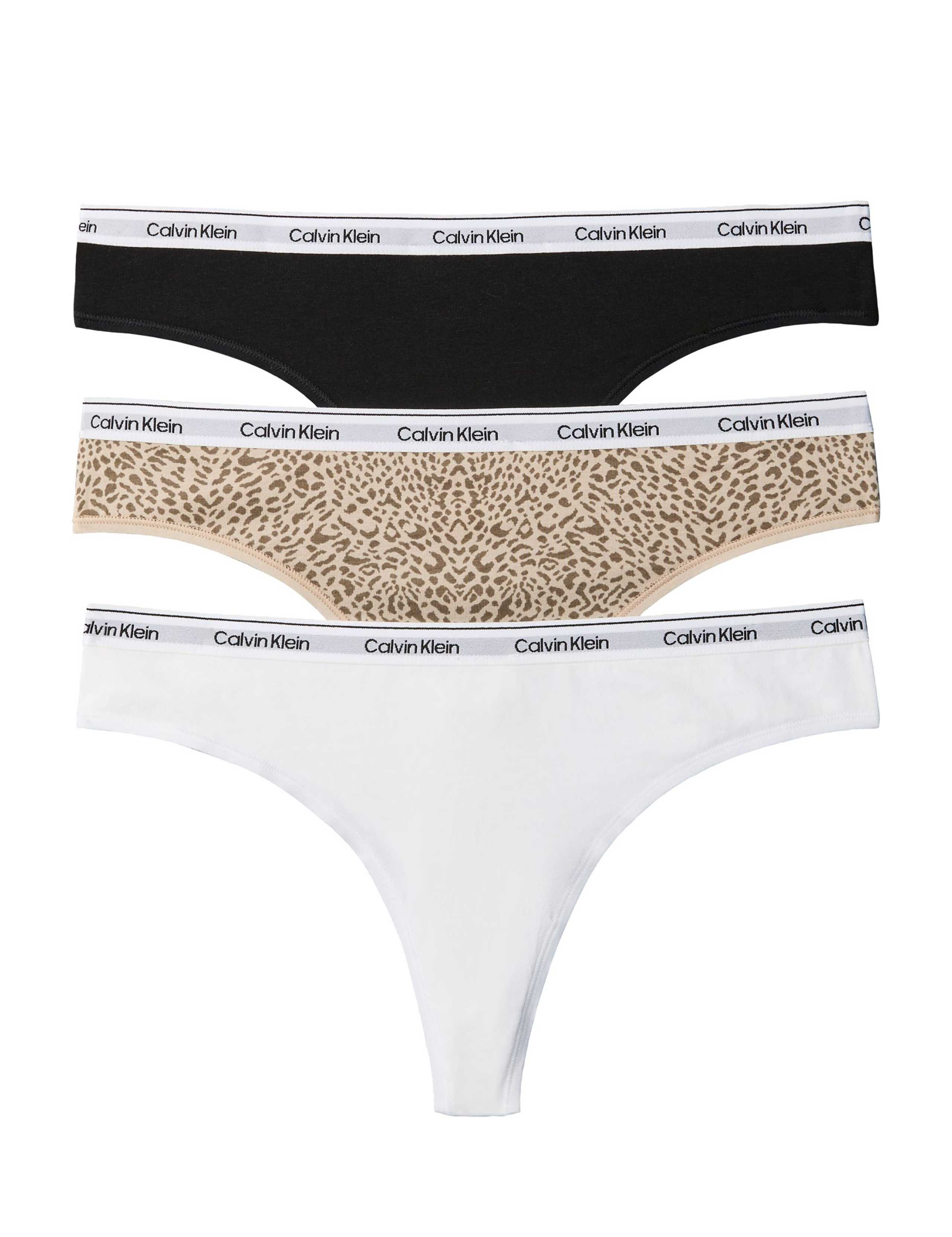 3 Pack Icon Logo Cotton Rich Brazilian Knickers 2 of 5