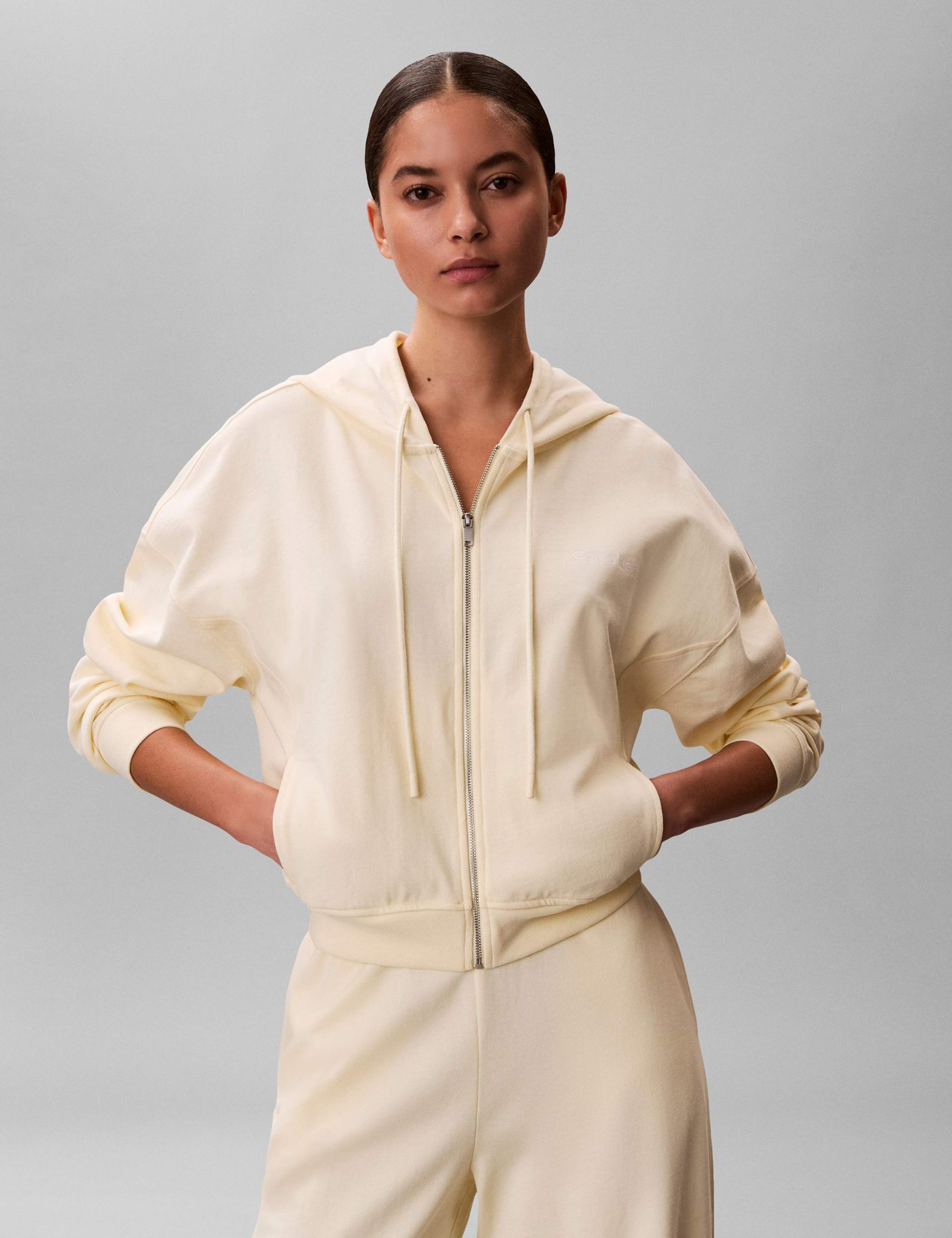 Logo Pure Cotton Jersey Hoodie 1 of 3