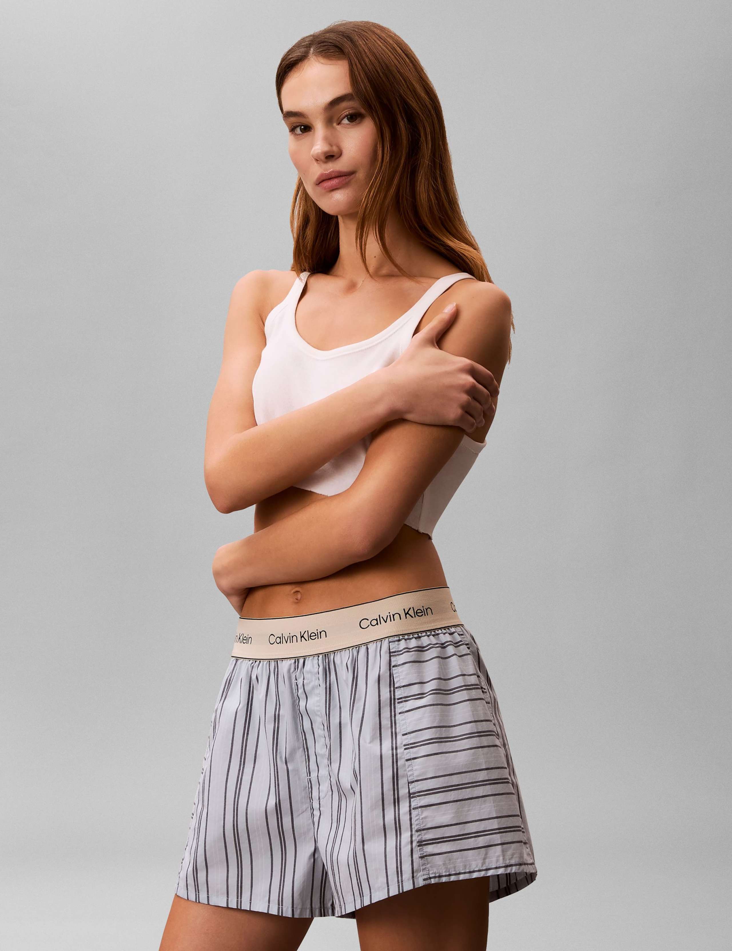 Pure Cotton Striped Pyjama Shorts 4 of 5