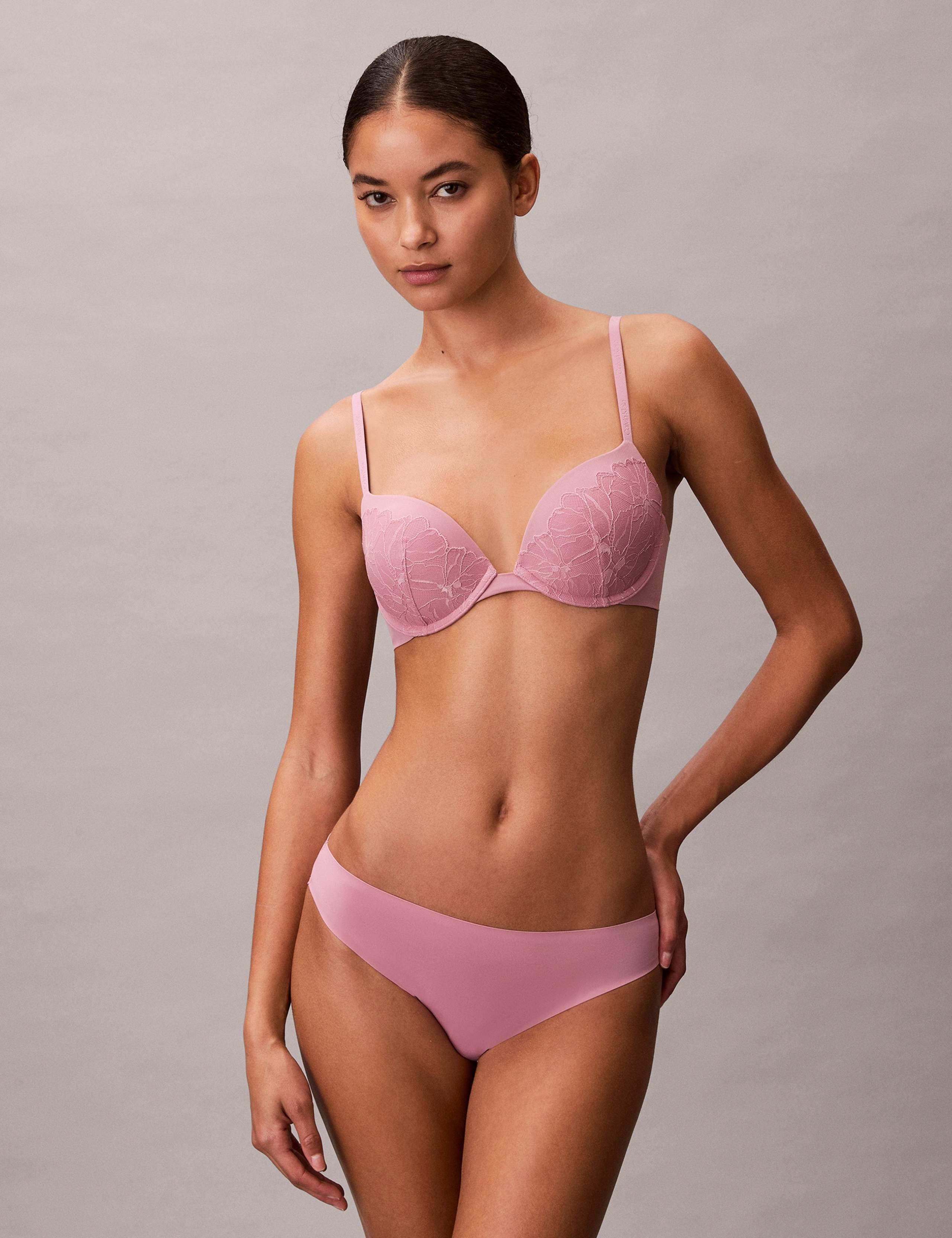 Perfectly Fit Lace Wired Push-Up Plunge Bra (A-DD) 3 of 7