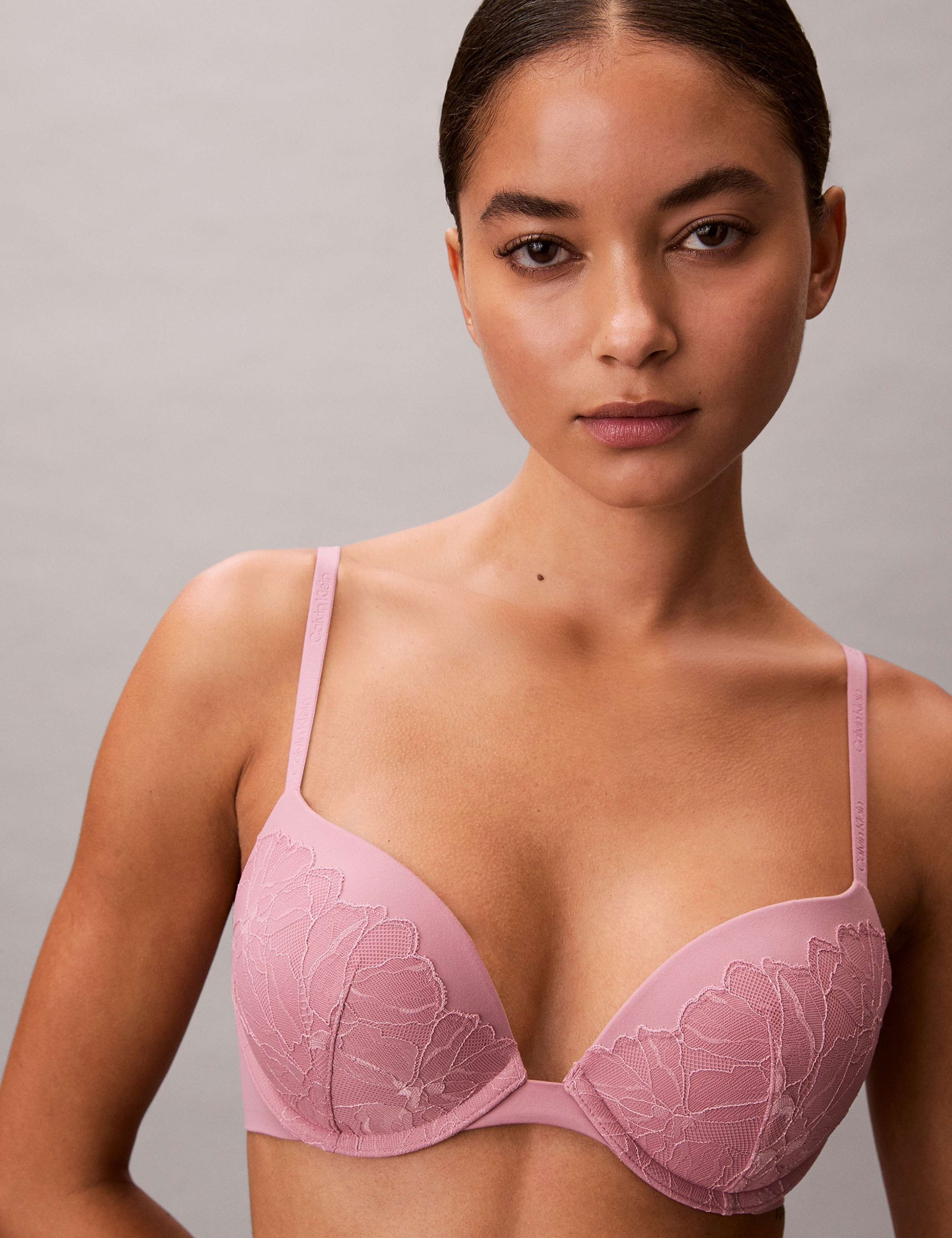 Perfectly Fit Lace Wired Push-Up Plunge Bra (A-DD) 4 of 7