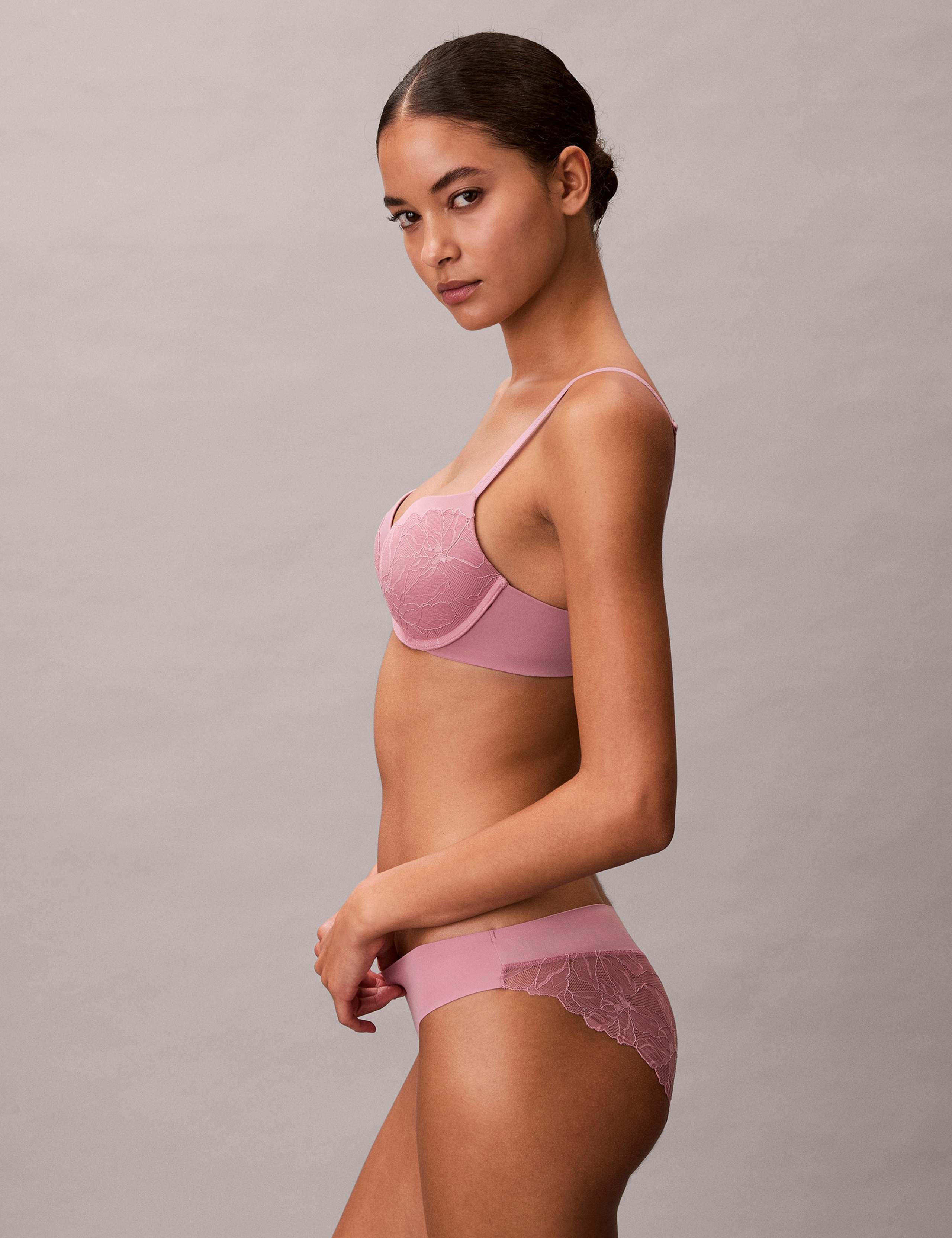 Perfectly Fit Lace Wired Push-Up Plunge Bra (A-DD) 5 of 7