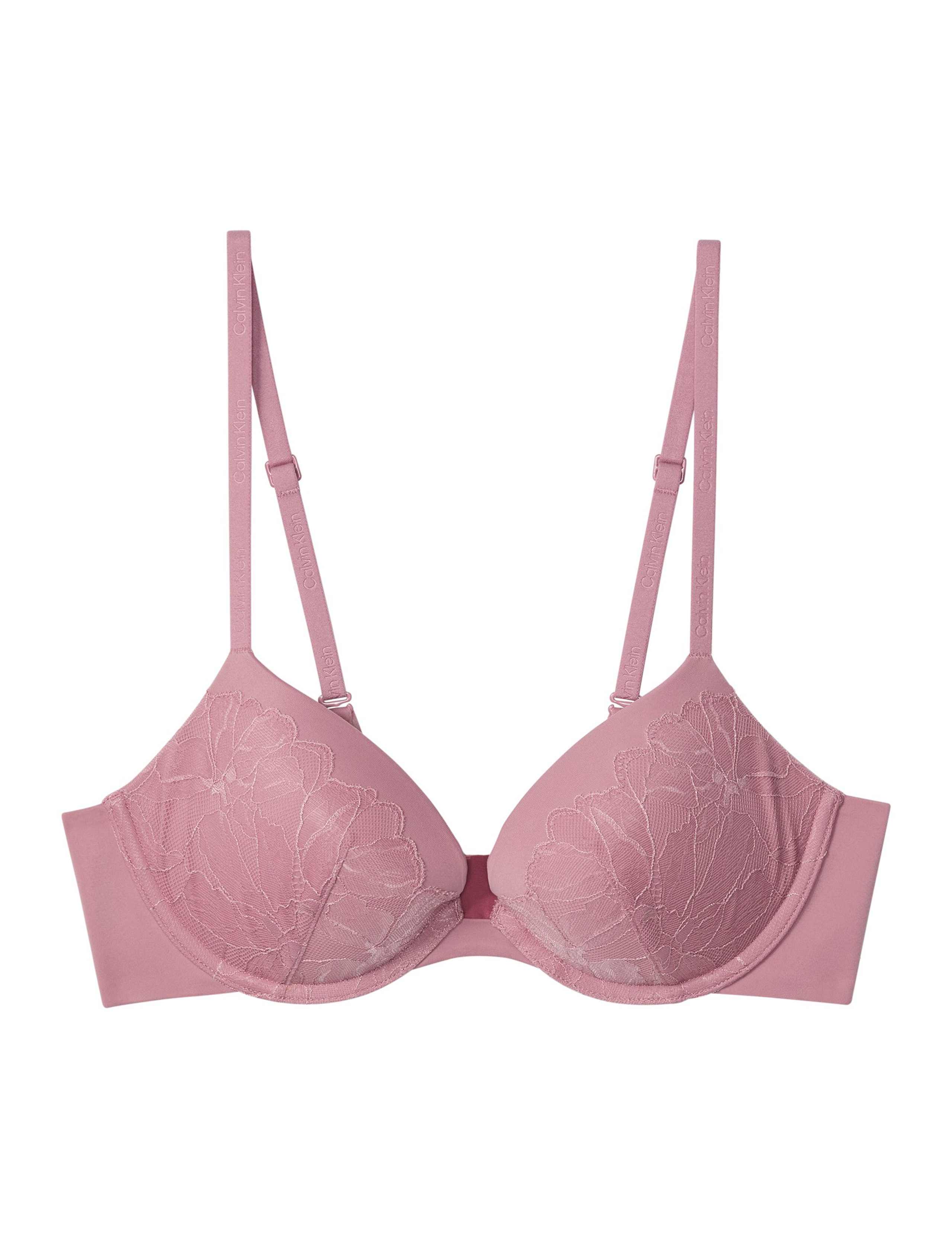Perfectly Fit Lace Wired Push-Up Plunge Bra (A-DD) 2 of 7