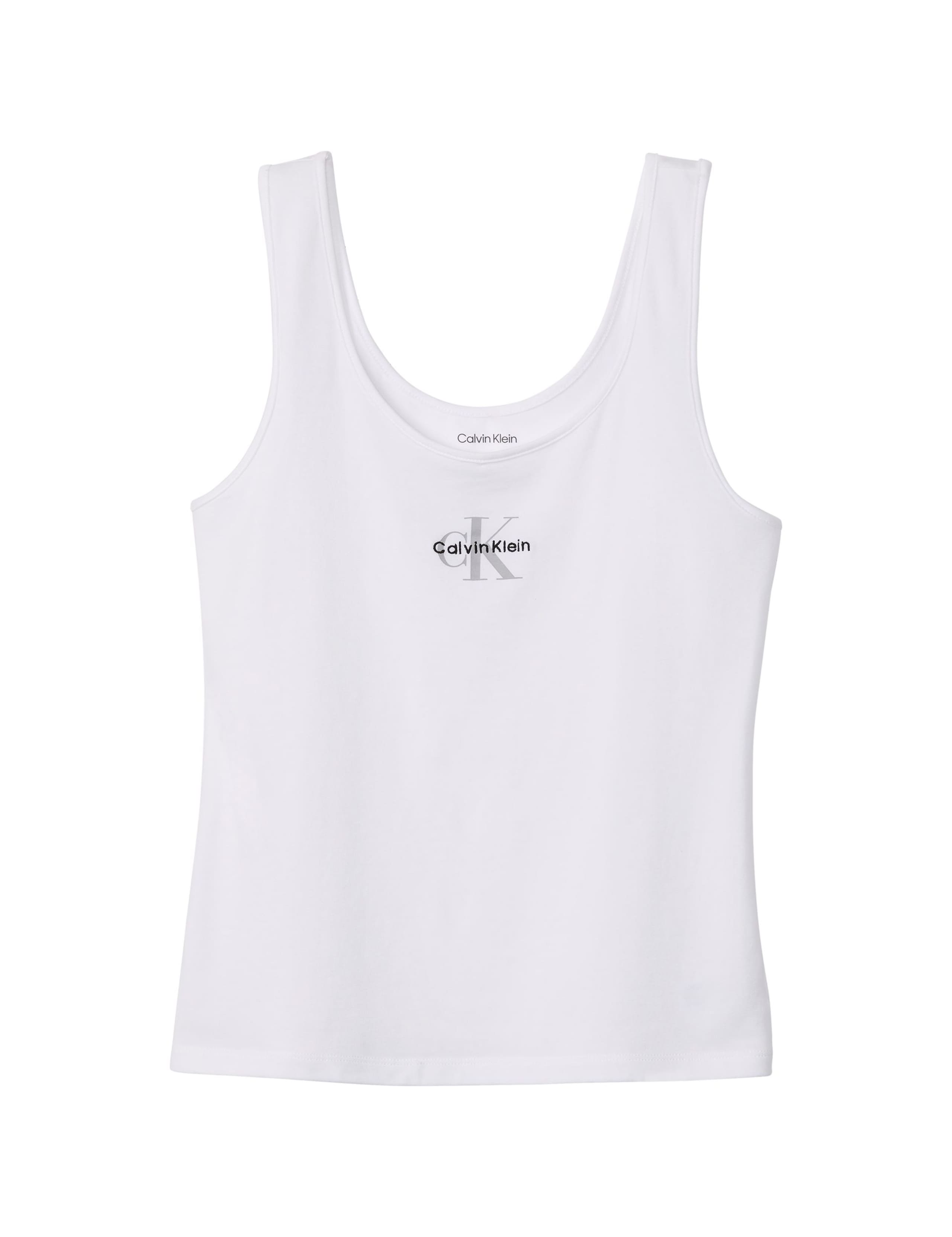 Cotton Stretch Lounge Logo Graphic Vest 2 of 5