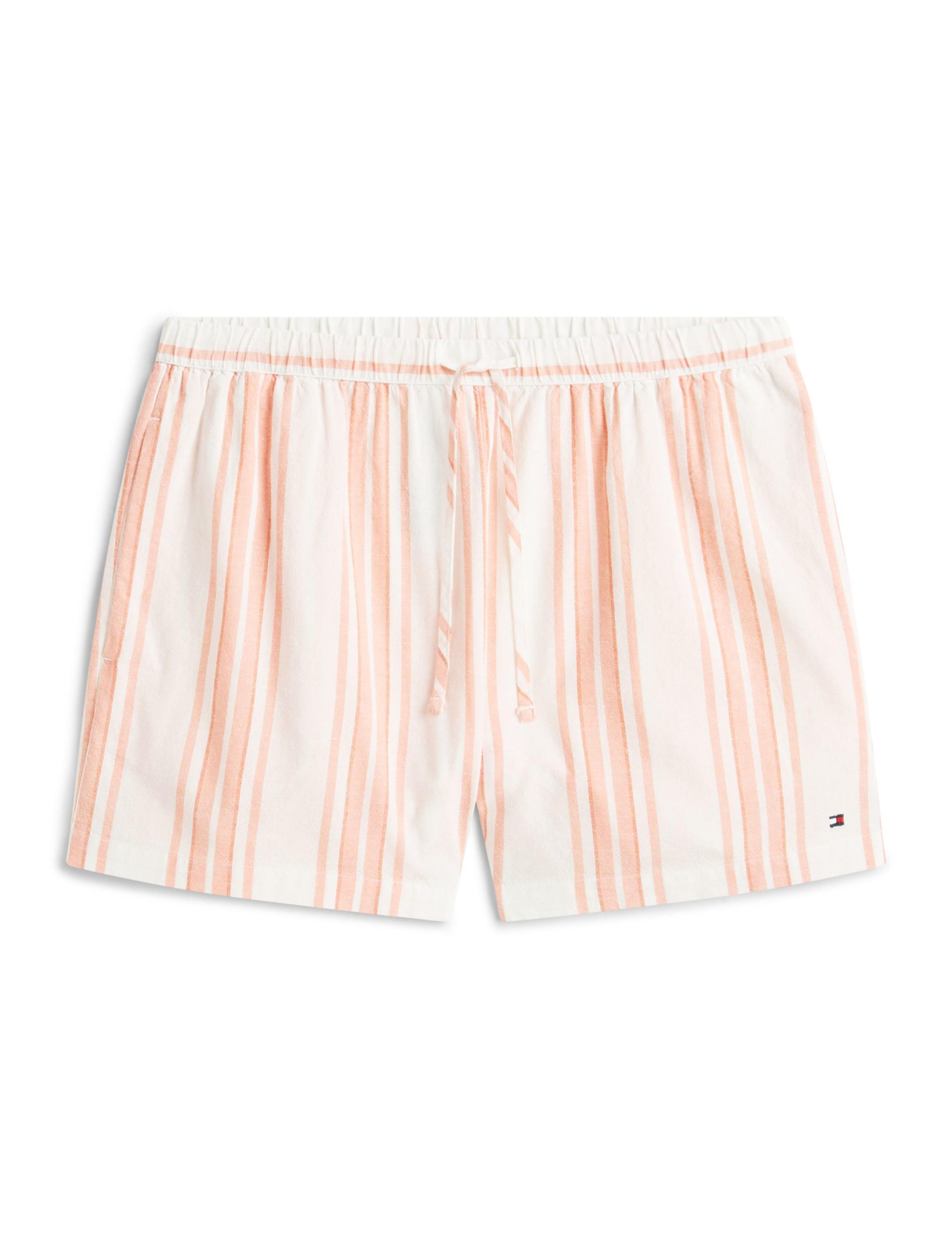 Cotton Rich Striped Pyjama Set with Linen 3 of 6