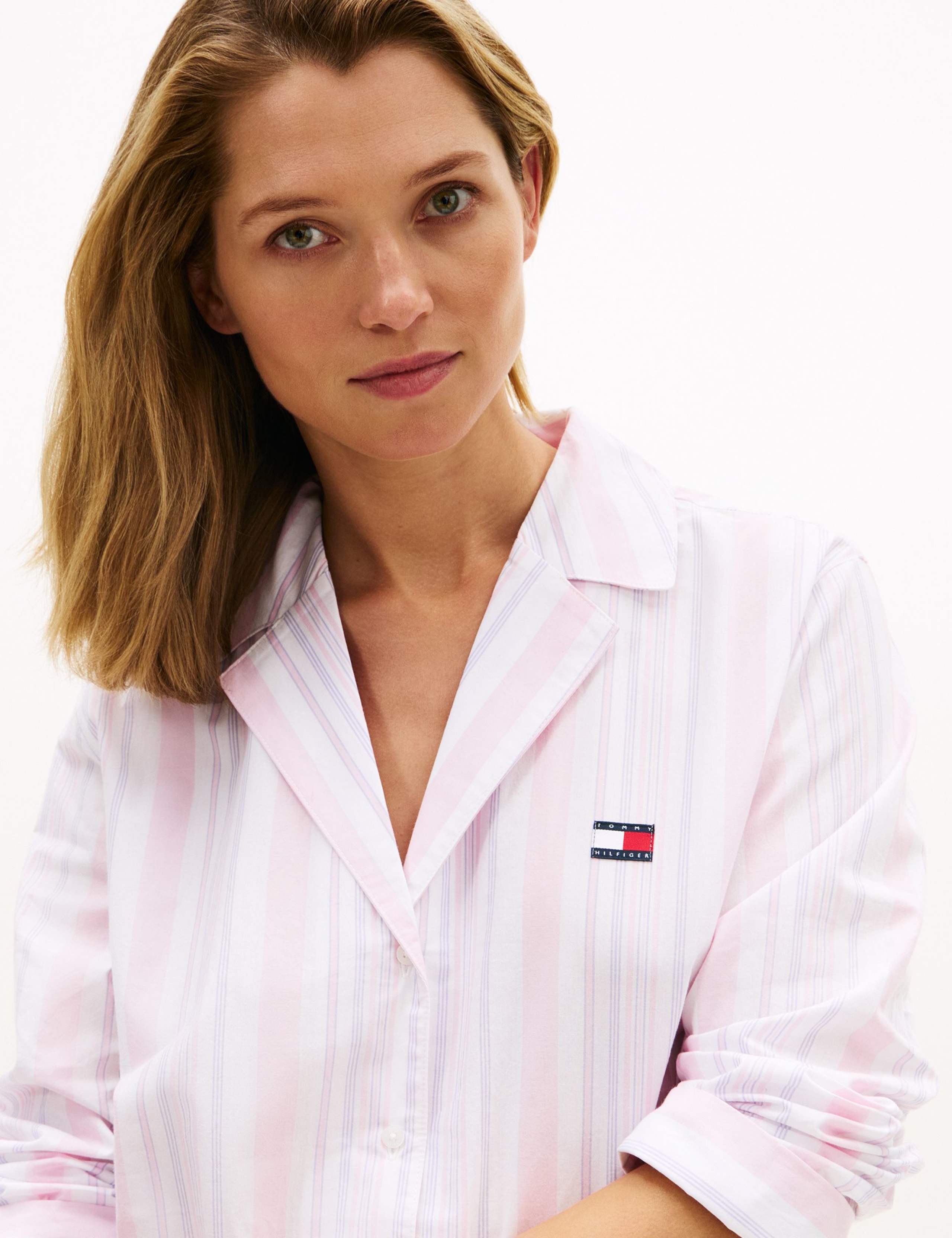 Pure Cotton Striped Nightshirt 3 of 5