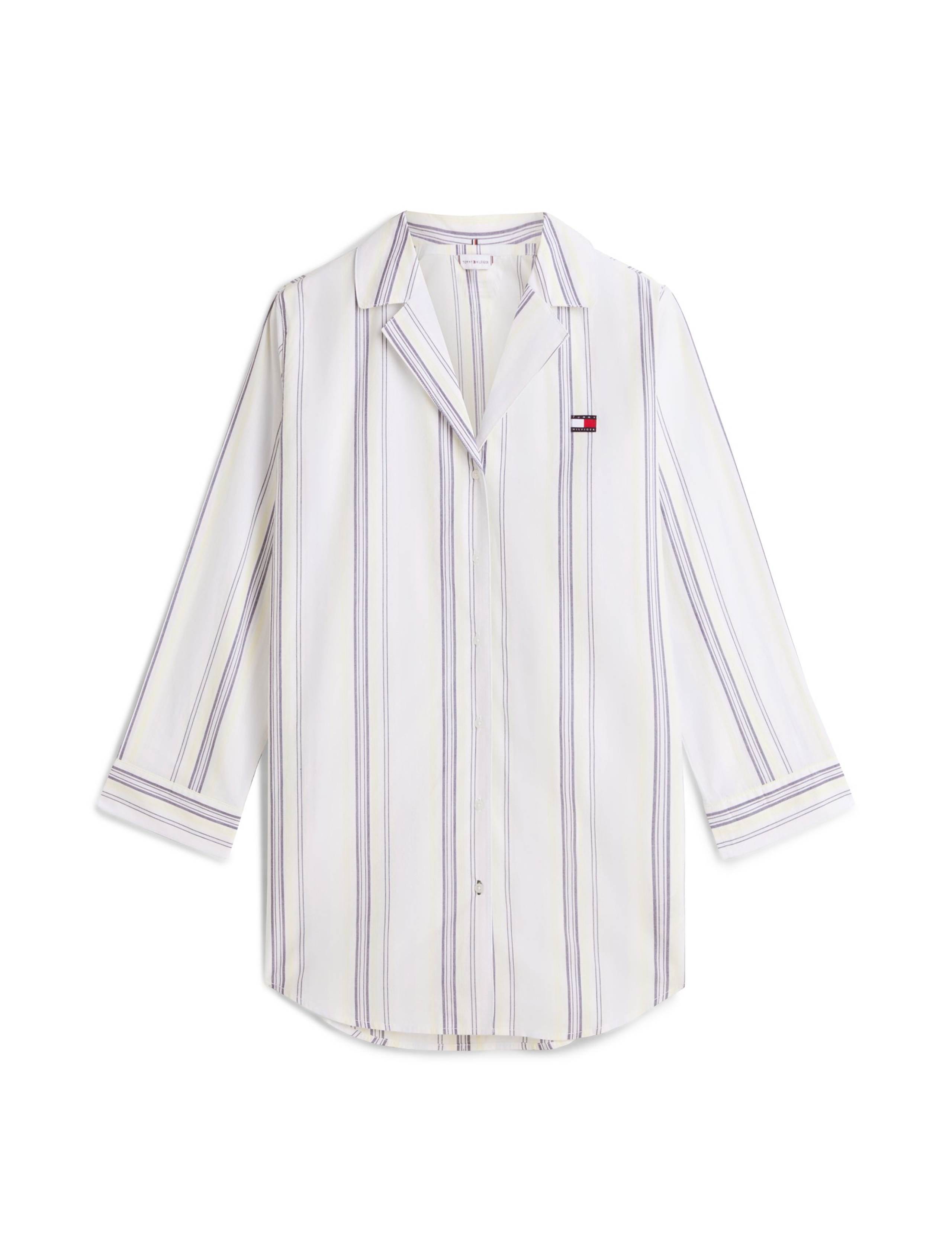 Pure Cotton Striped Nightshirt 2 of 5