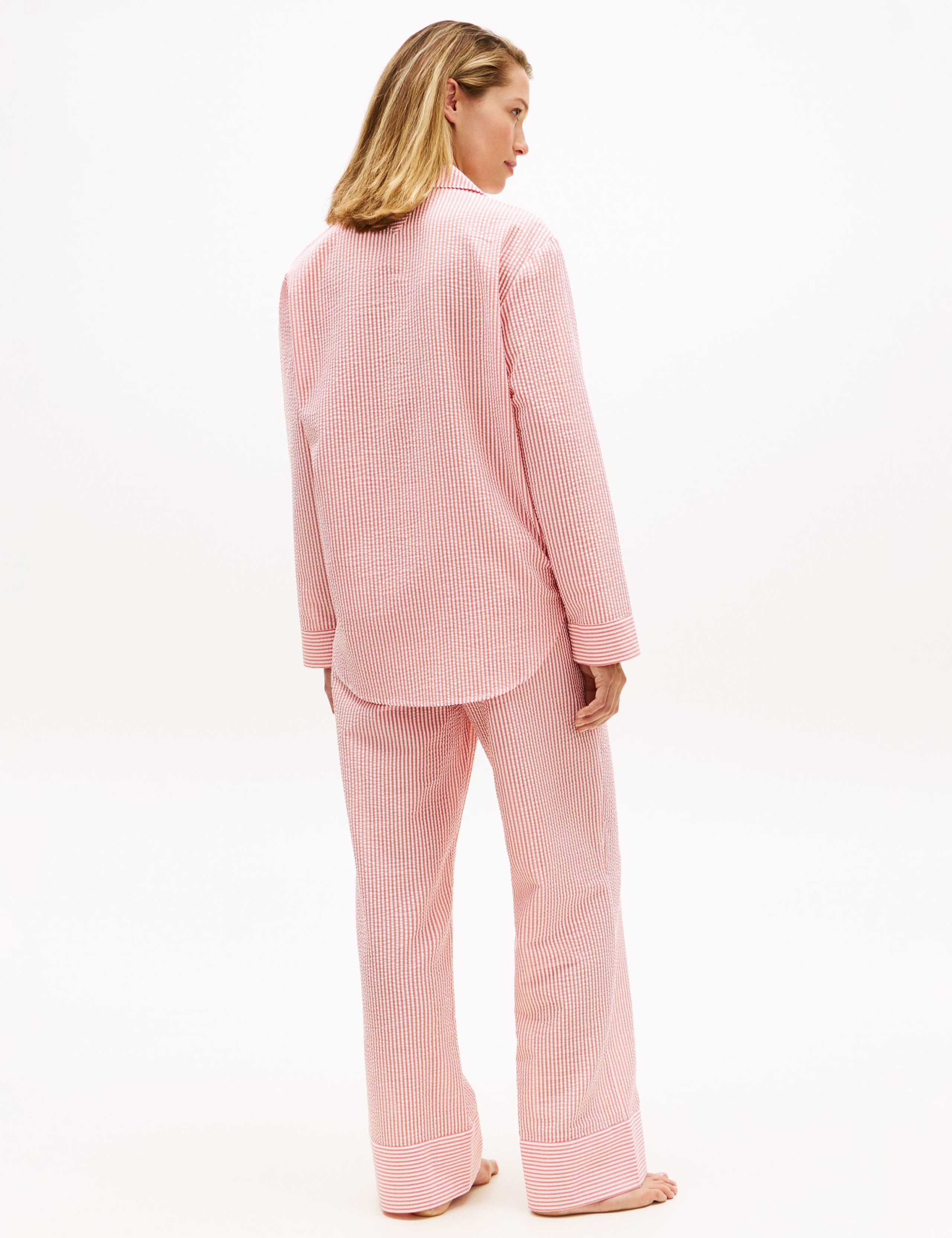 Essential Cotton Blend Striped Pyjama Top 4 of 5