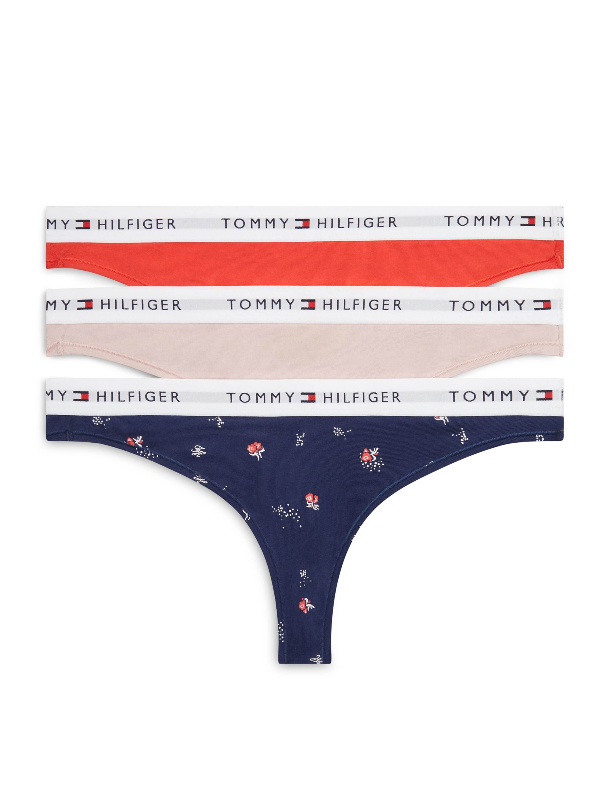 3 Pack Essential Cotton Rich Thongs 2 of 6