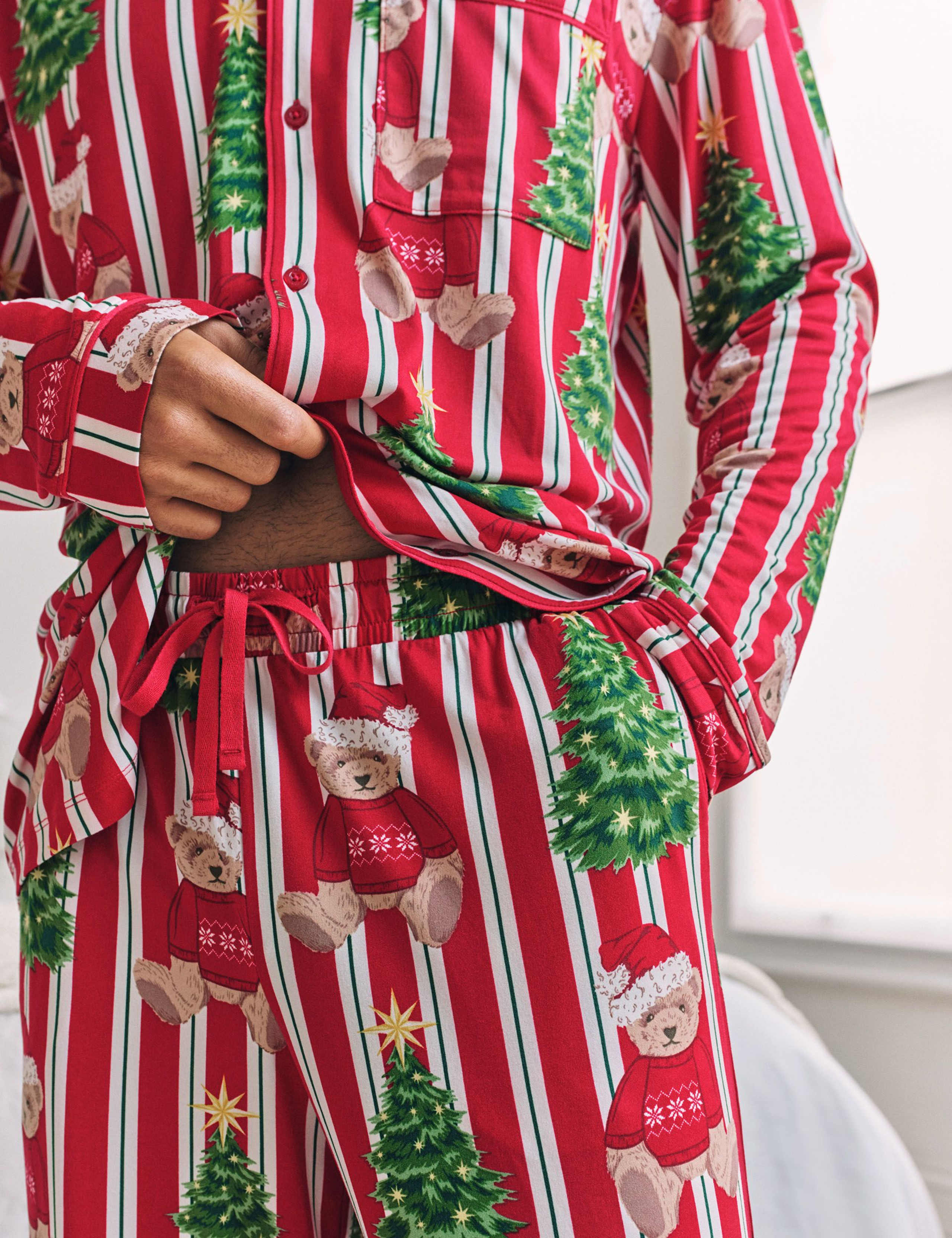 Bear Print Family Christmas Pyjama Set 6 of 7