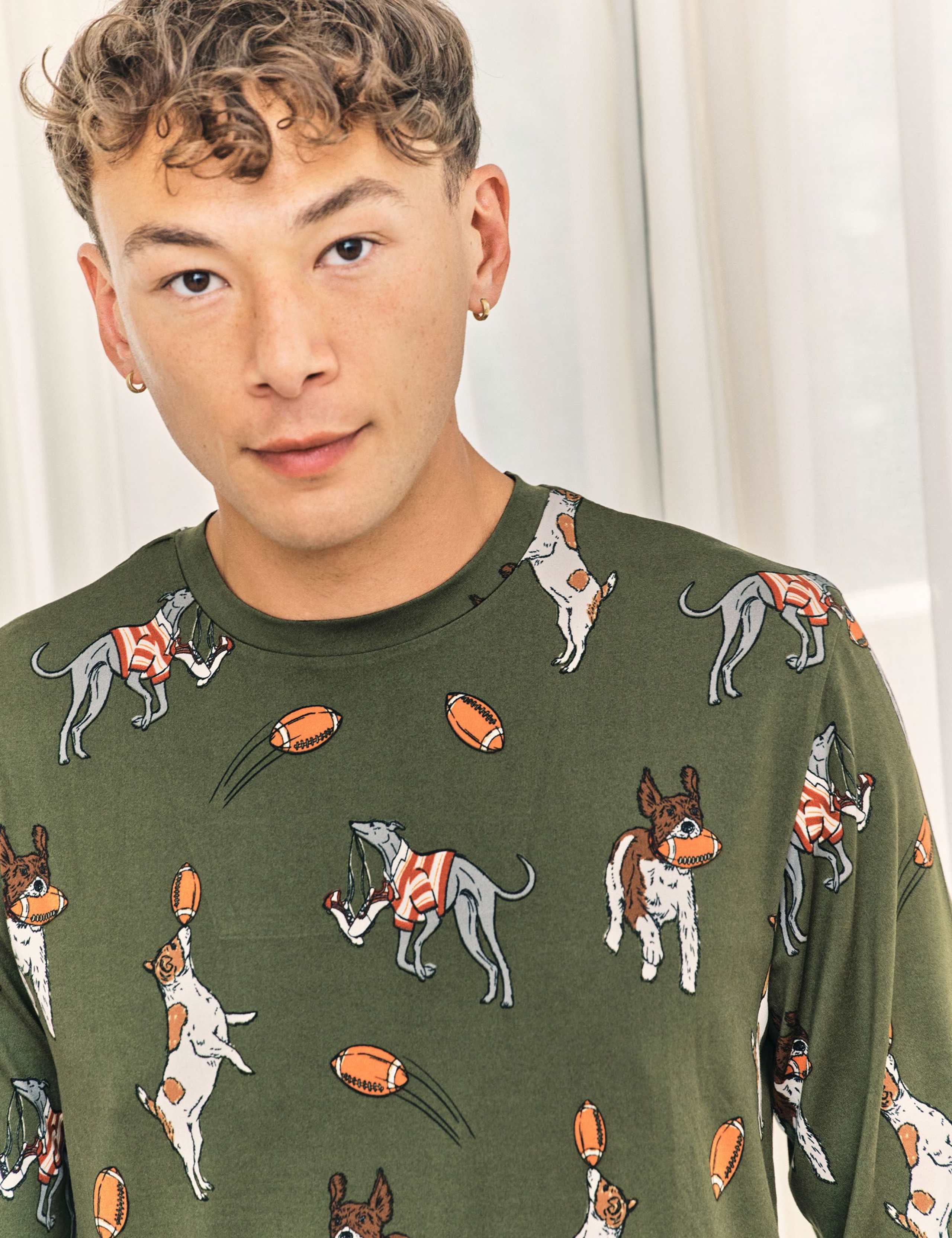 Rugby Dogs Pyjama Set 6 of 6