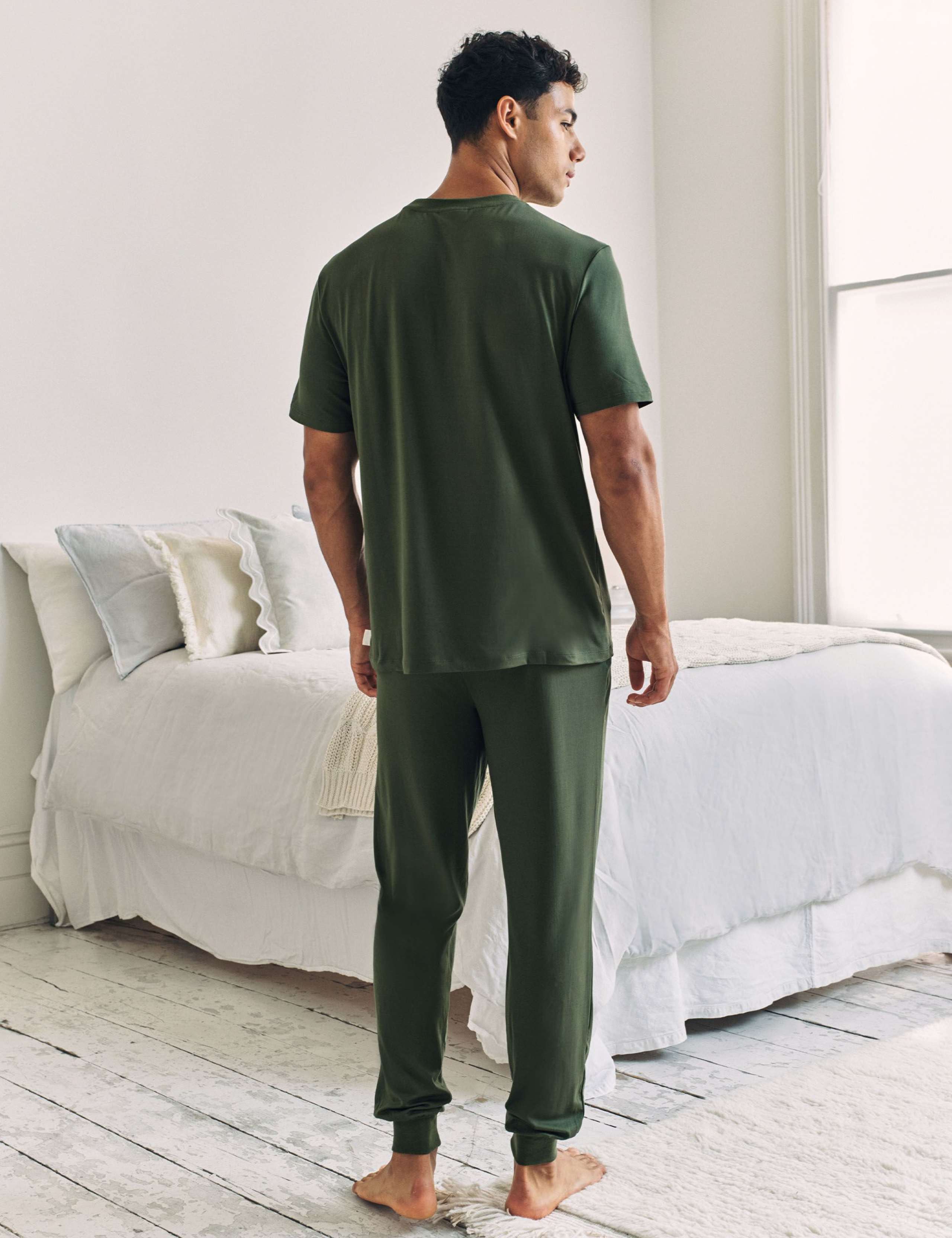 Jersey Cuffed Pyjama Set 2 of 5