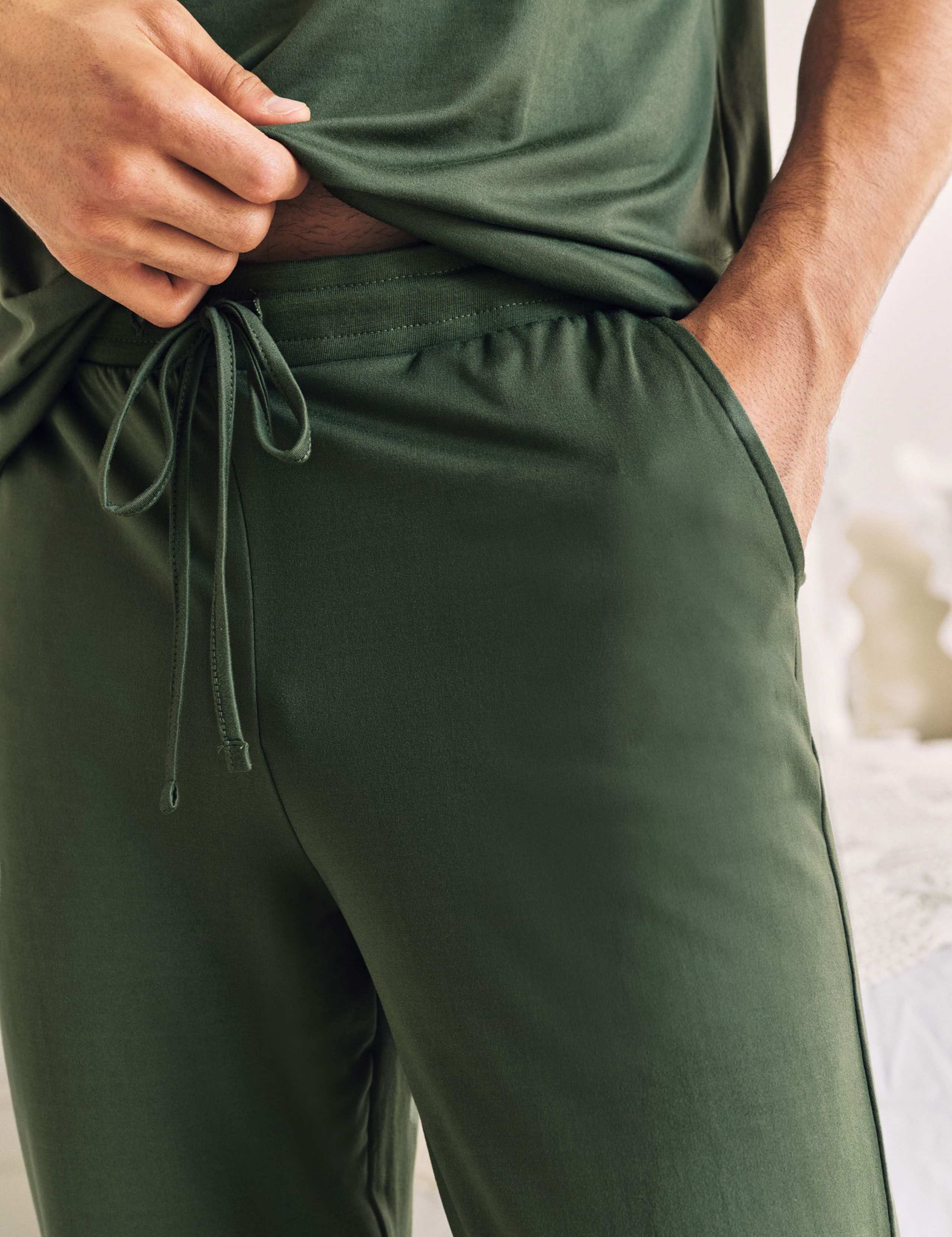 Jersey Cuffed Pyjama Set 4 of 5