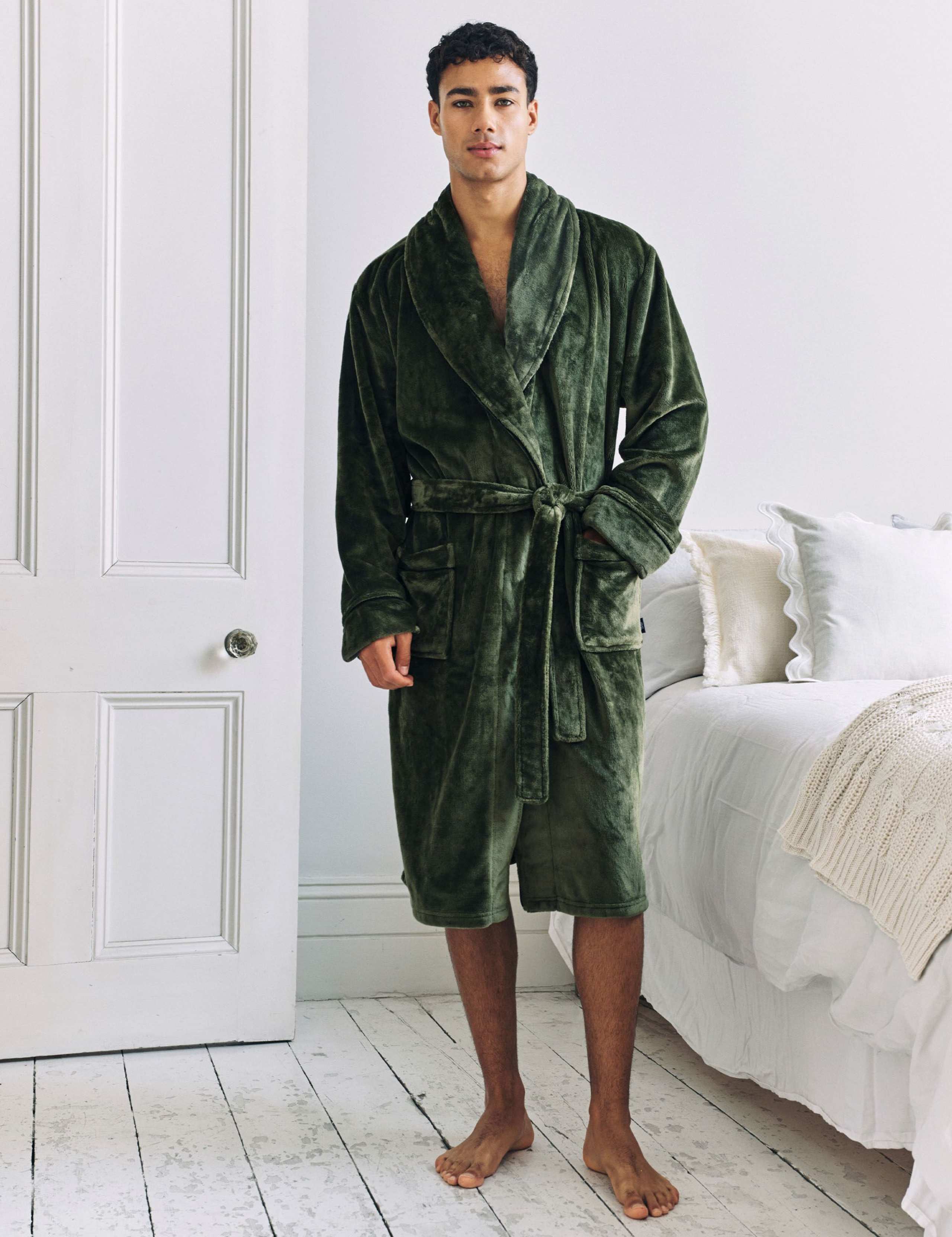 Fleece Dressing Gown 1 of 5