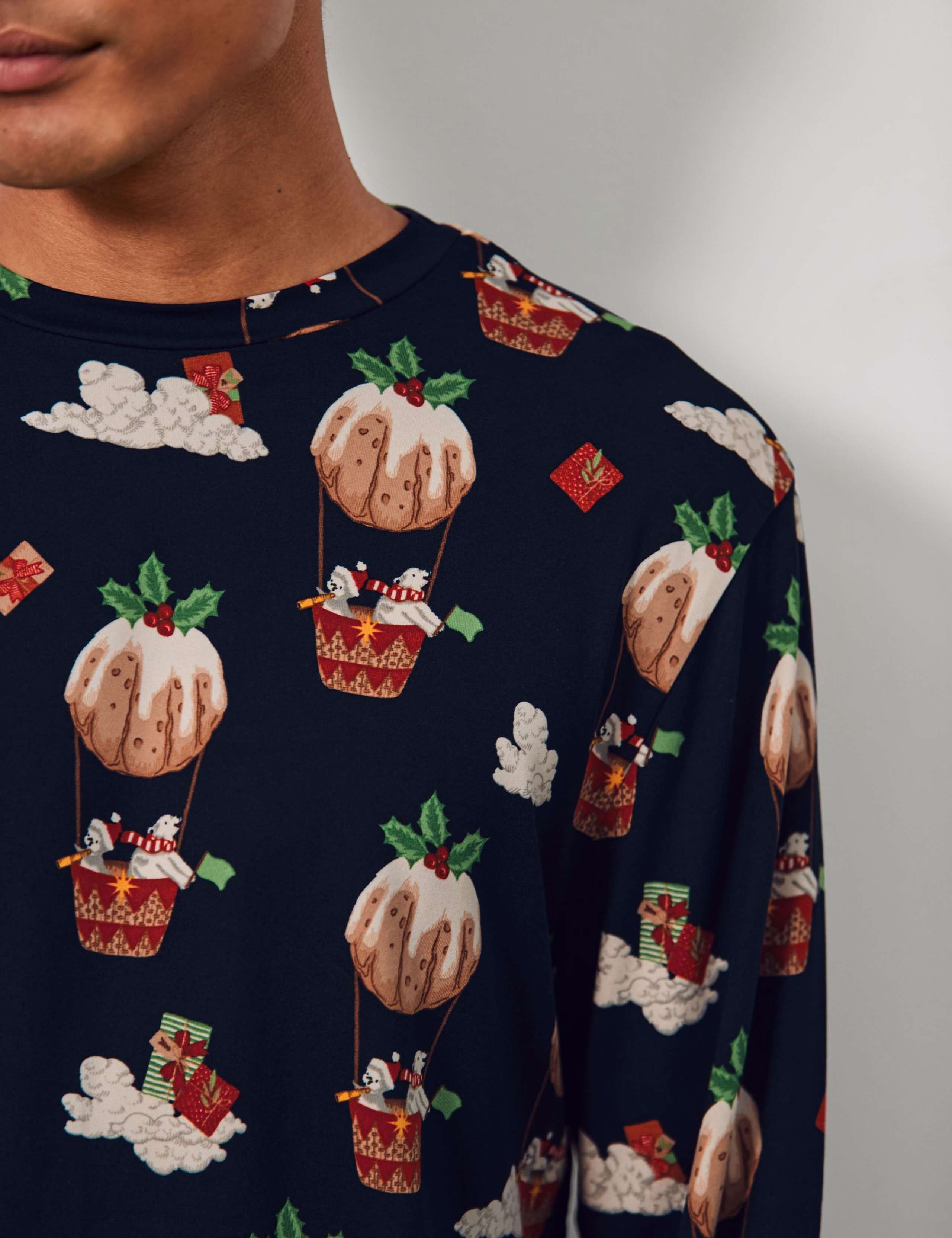 Christmas Pudding Crew Neck Family Pyjama Set 5 of 6