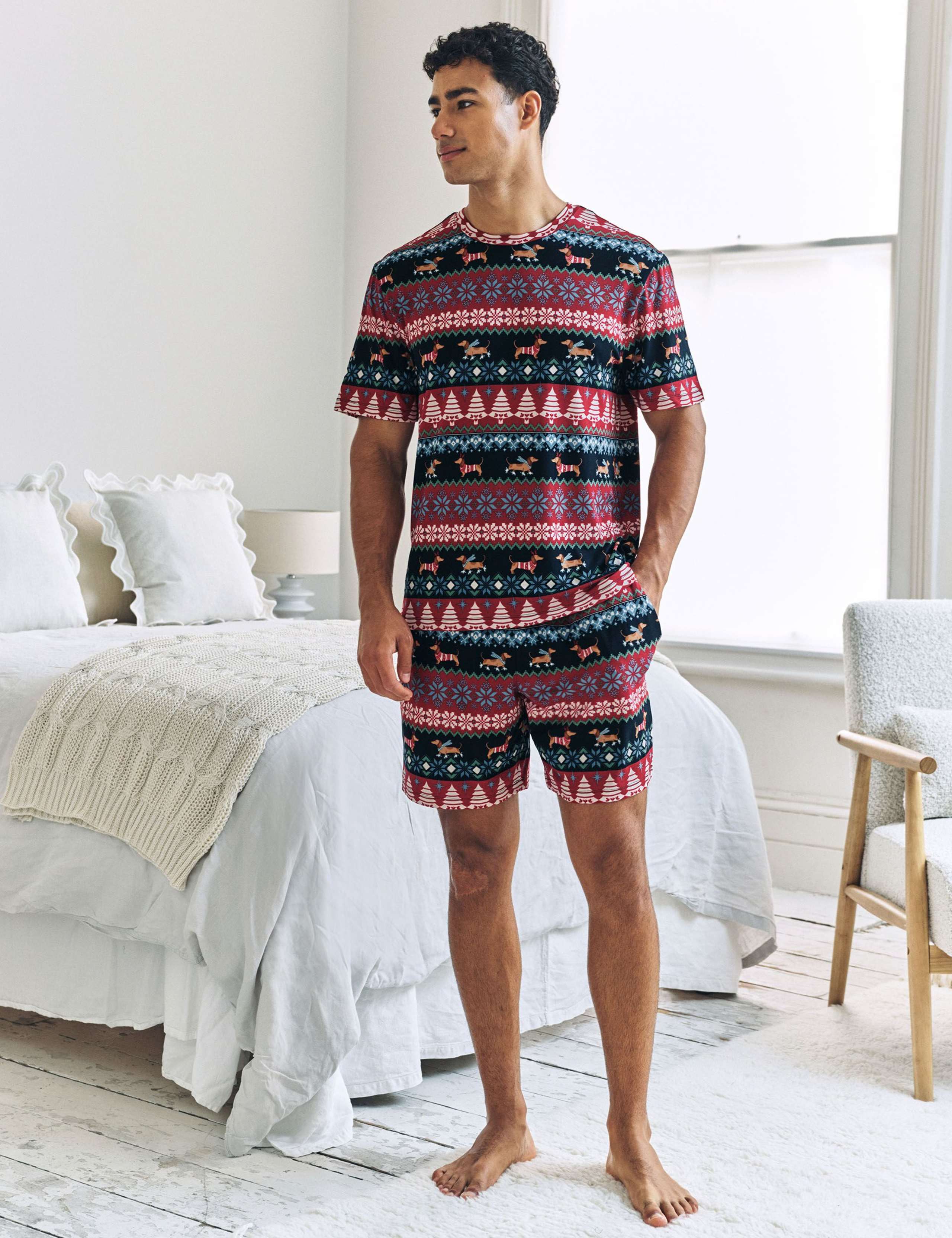 Christmas Dog Short Pyjama Set 1 of 5