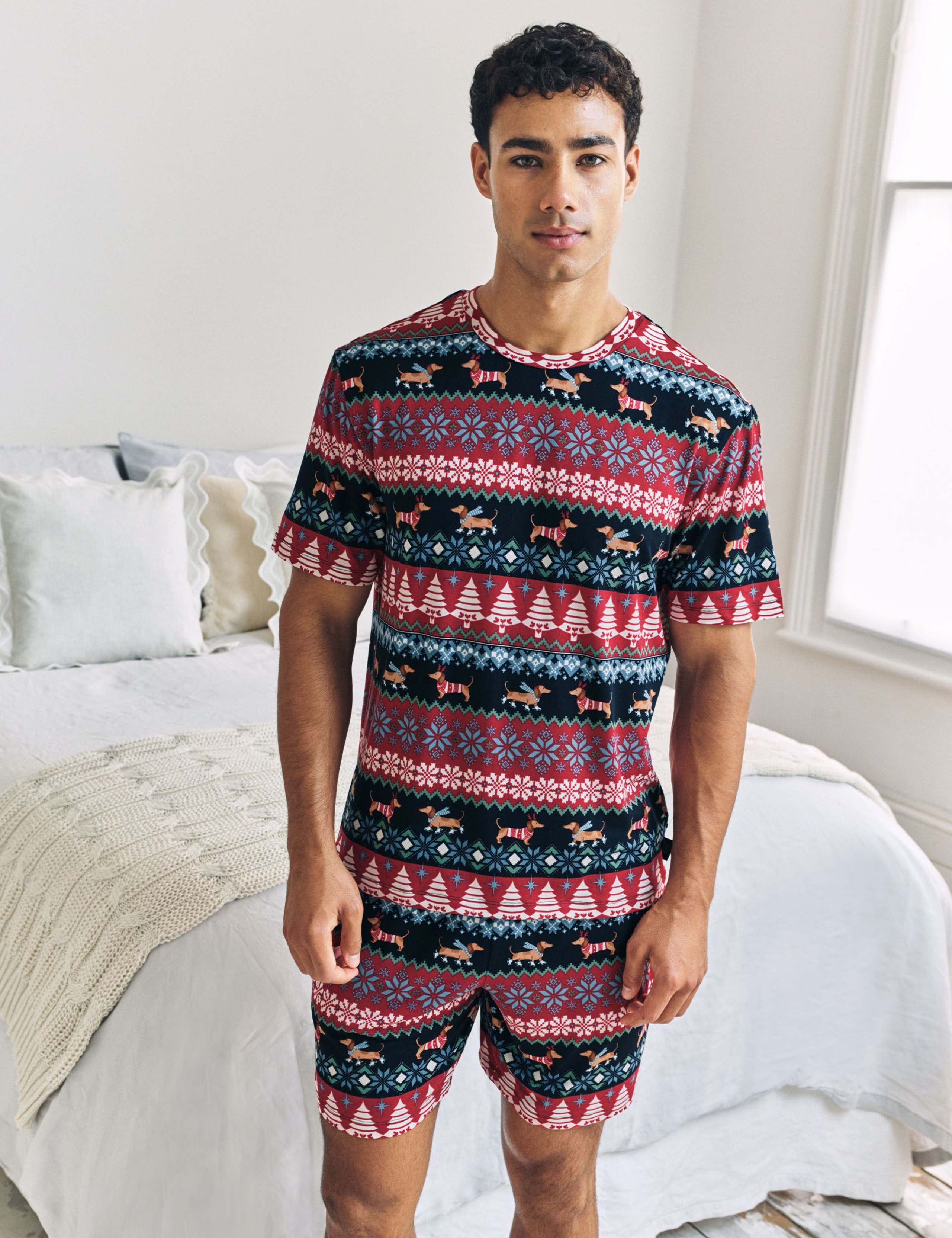 Christmas Dog Short Pyjama Set 3 of 5