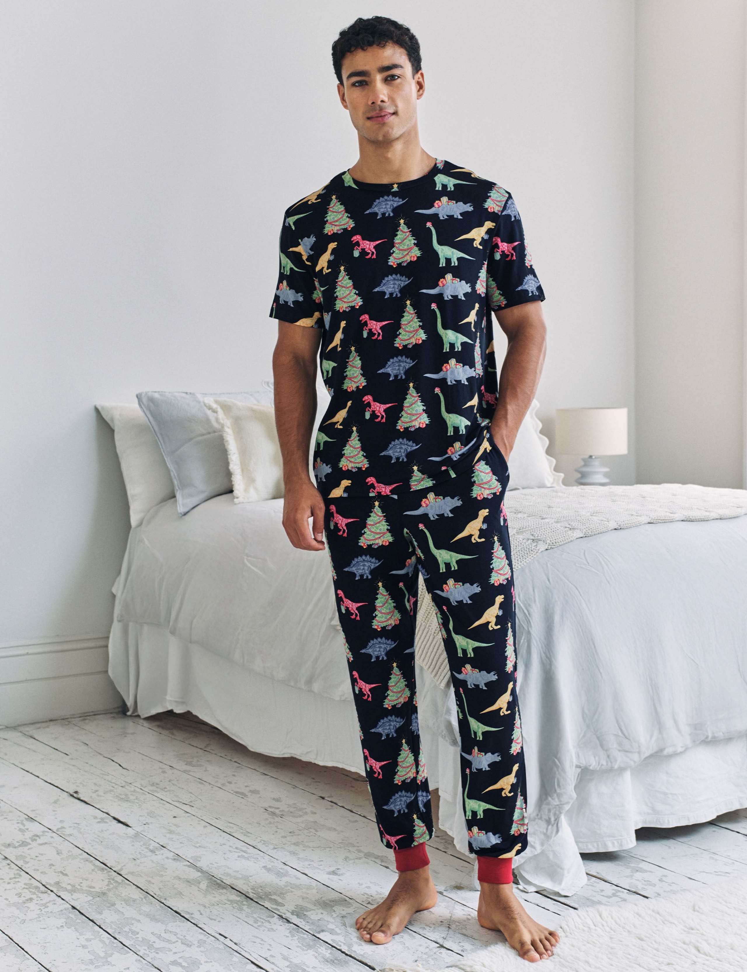 Christmas Dinosaur Pyjama Set 1 of 6