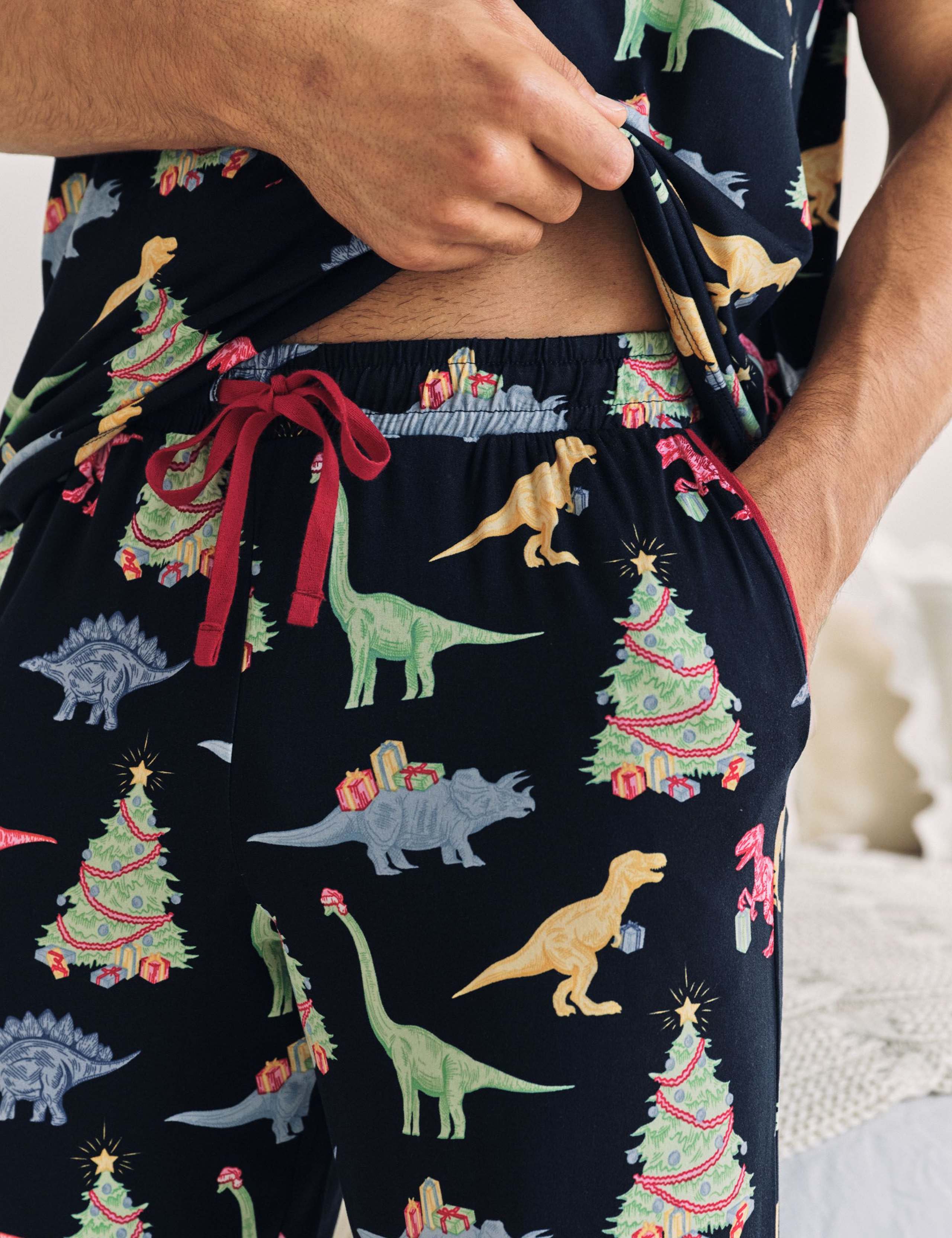 Christmas Dinosaur Pyjama Set 6 of 6