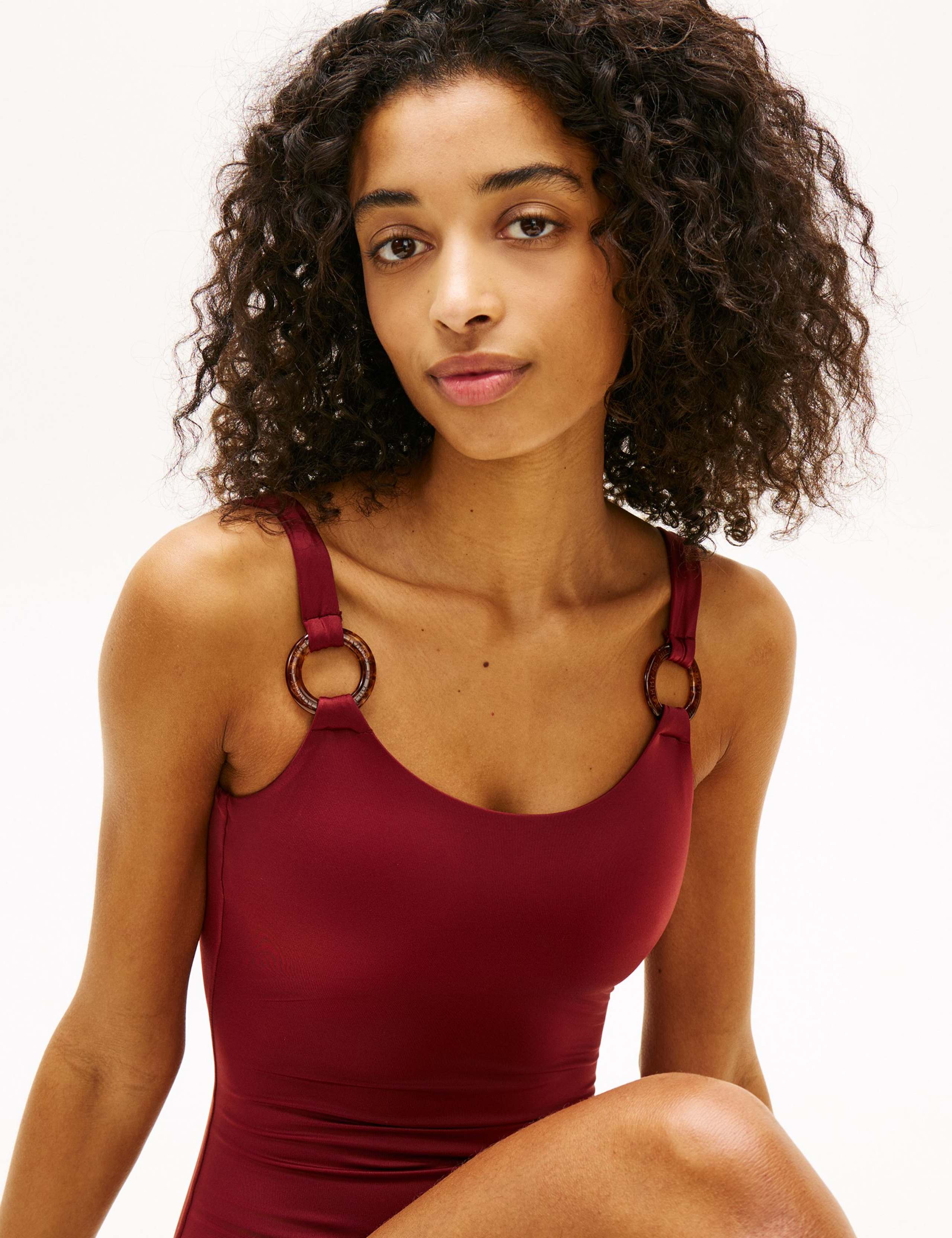 Elevated Ring Detail Scoop Neck Swimsuit 5 of 5