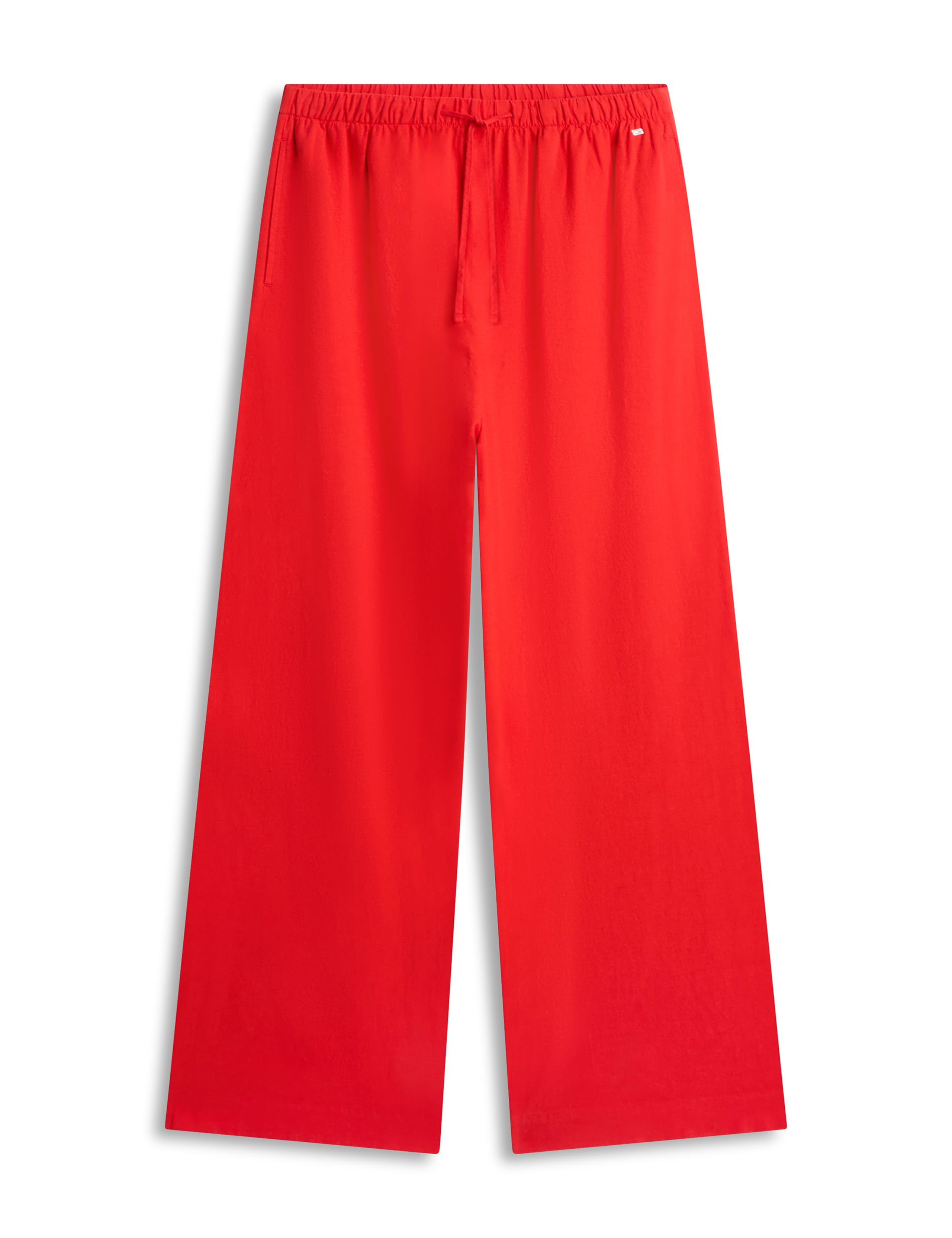 Cotton Rich Wide Leg Trousers 2 of 5