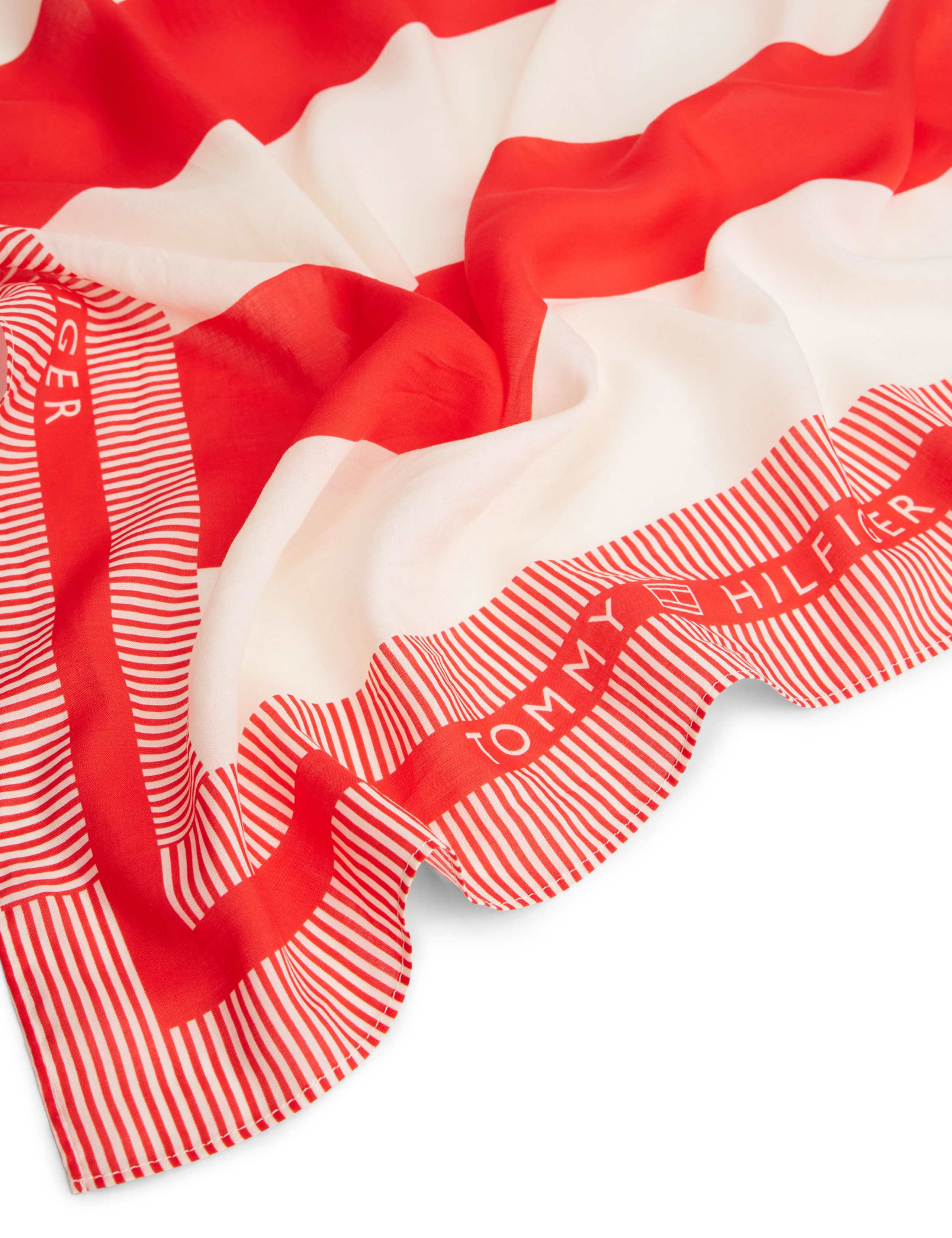 Striped Knee Length Beach Cover Up Sarong 3 of 4