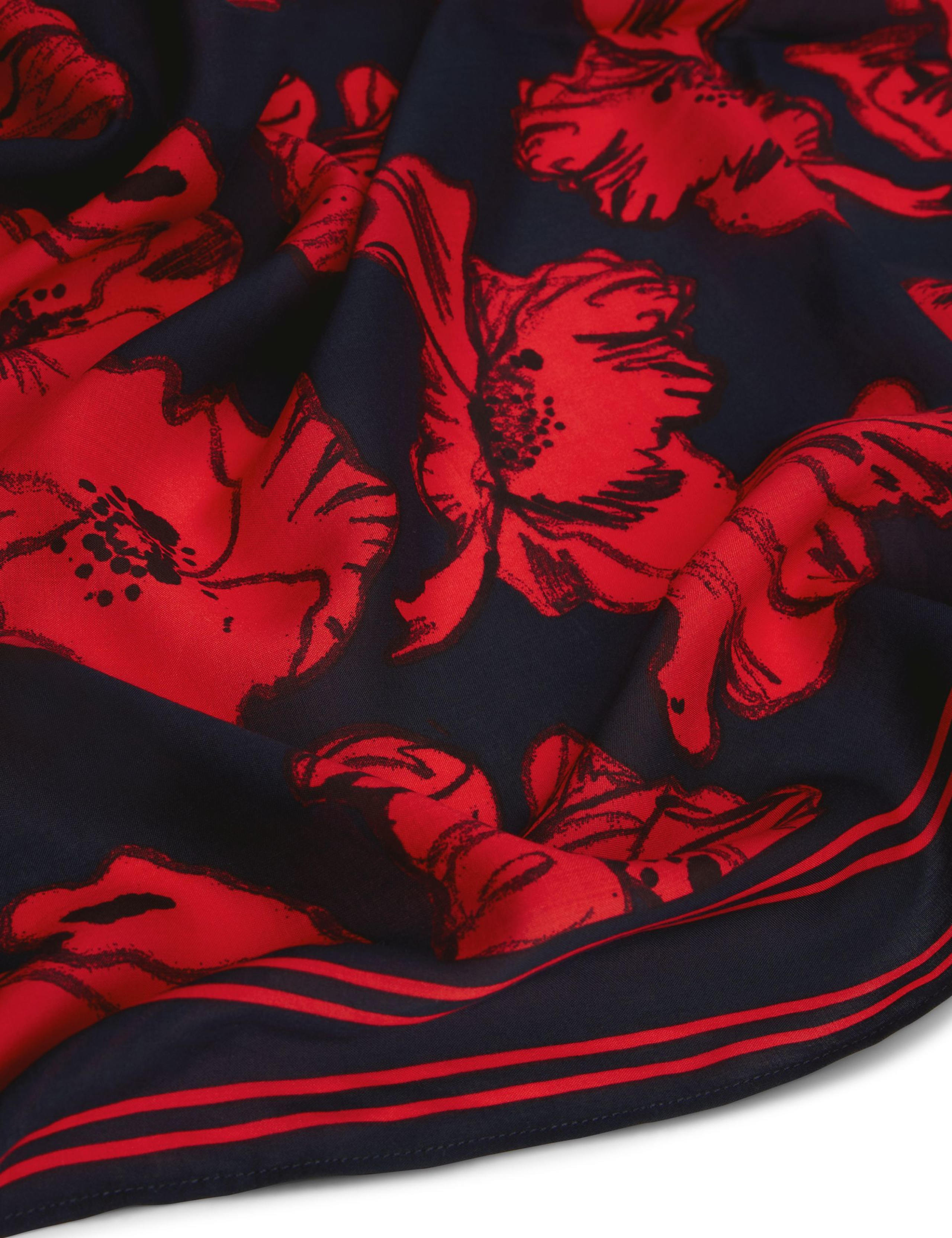 Pure Lyocell Floral Beach Cover Up Sarong 4 of 4