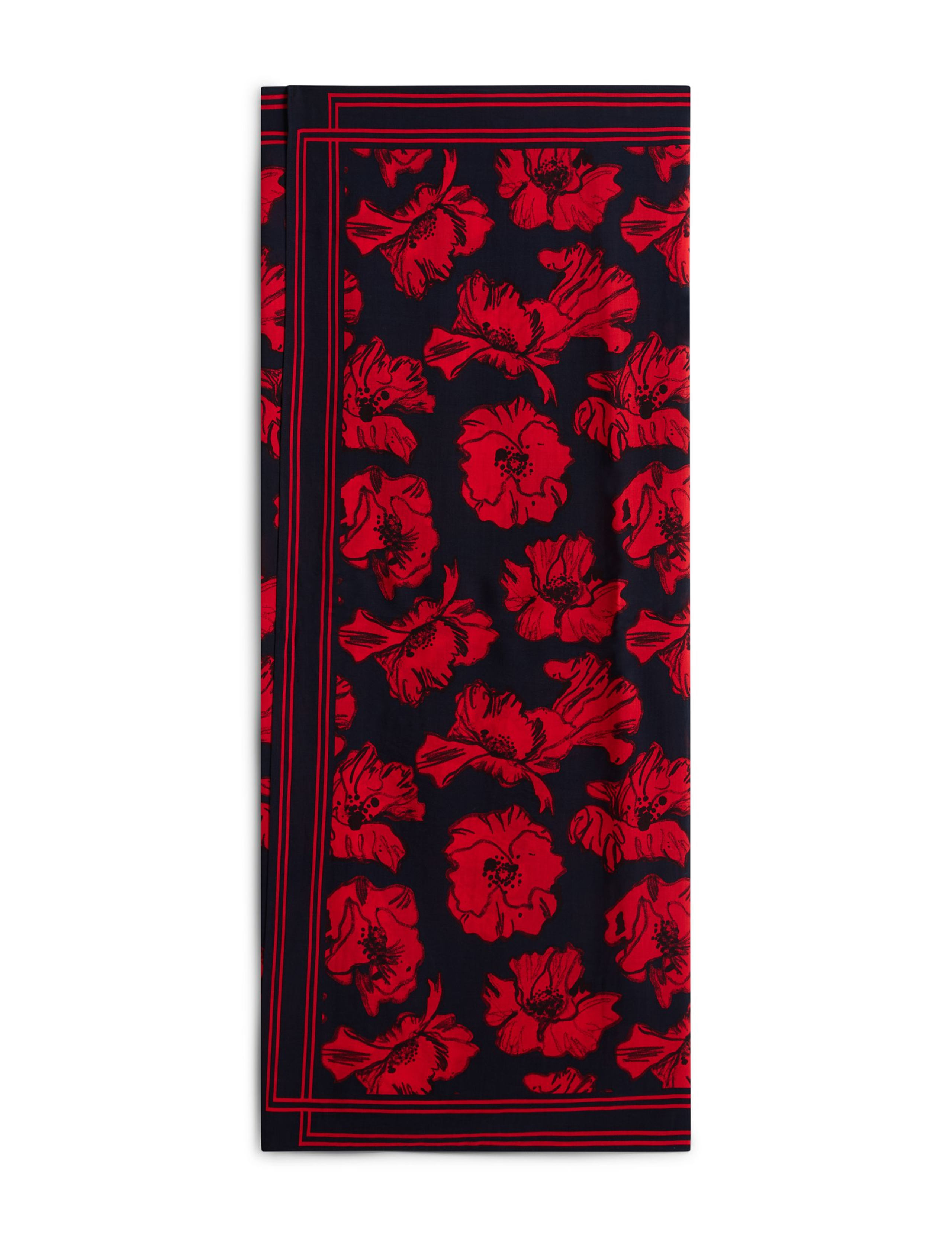 Pure Lyocell Floral Beach Cover Up Sarong 2 of 4