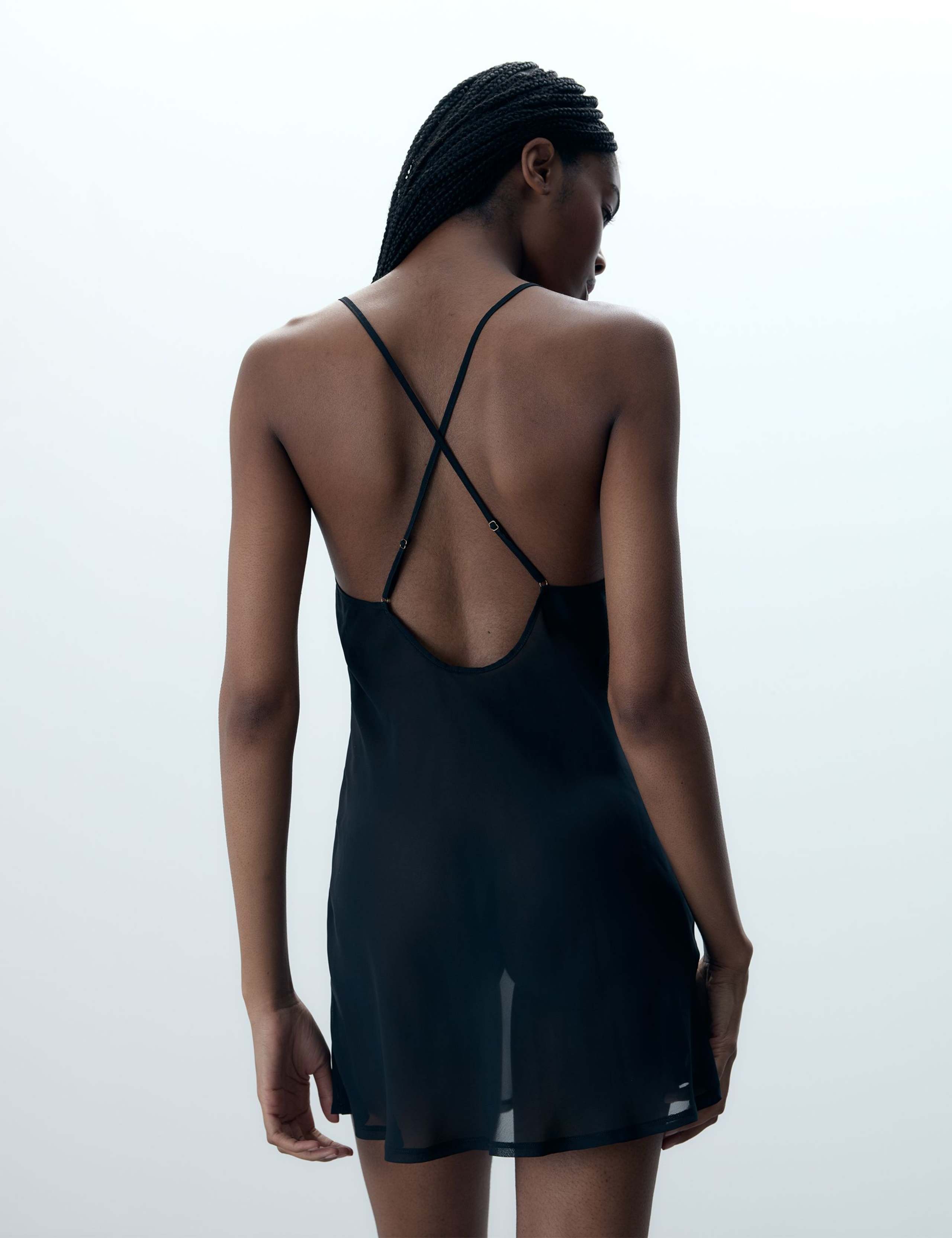 Marabel Satin Short Chemise 3 of 5