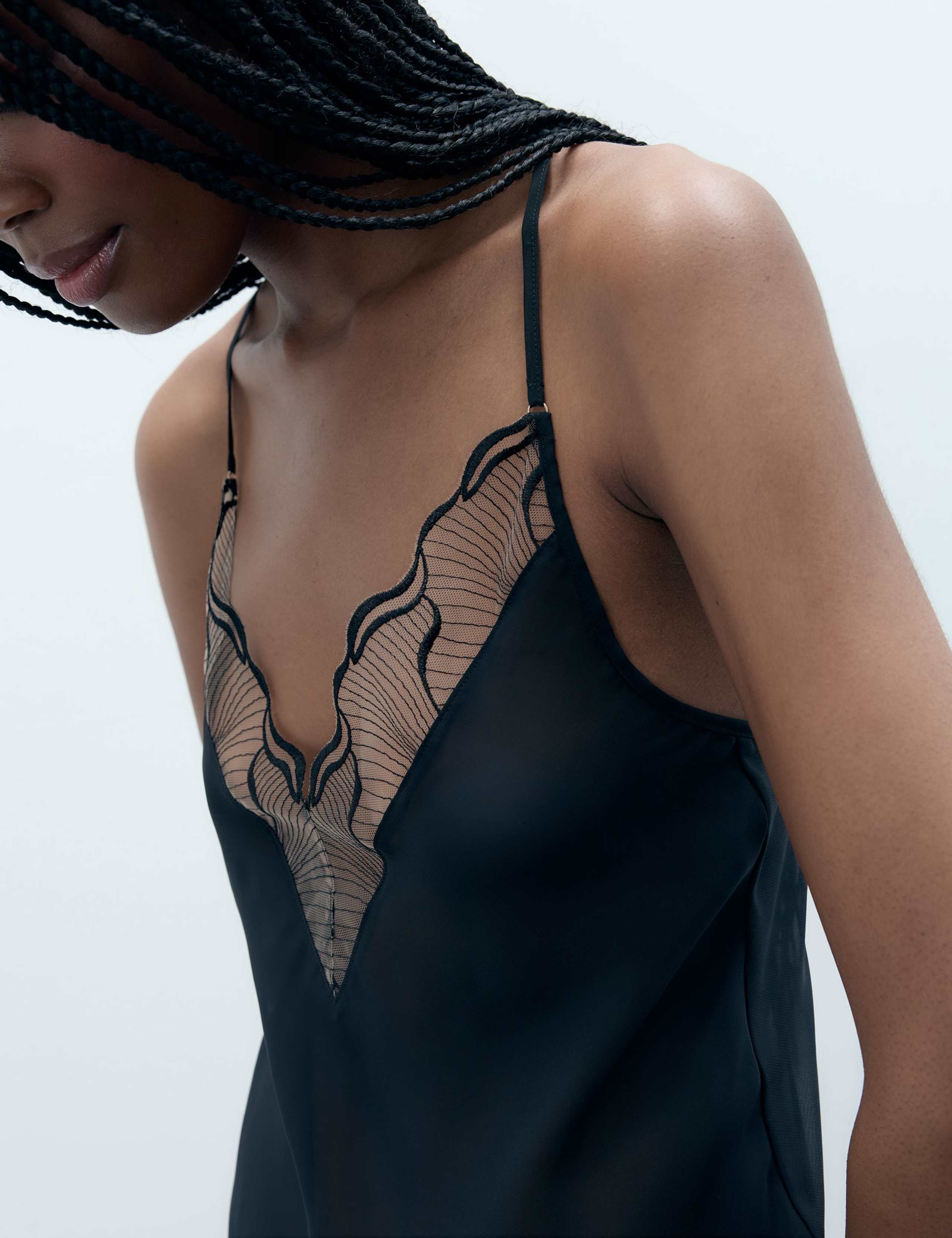 Marabel Satin Short Chemise 4 of 5