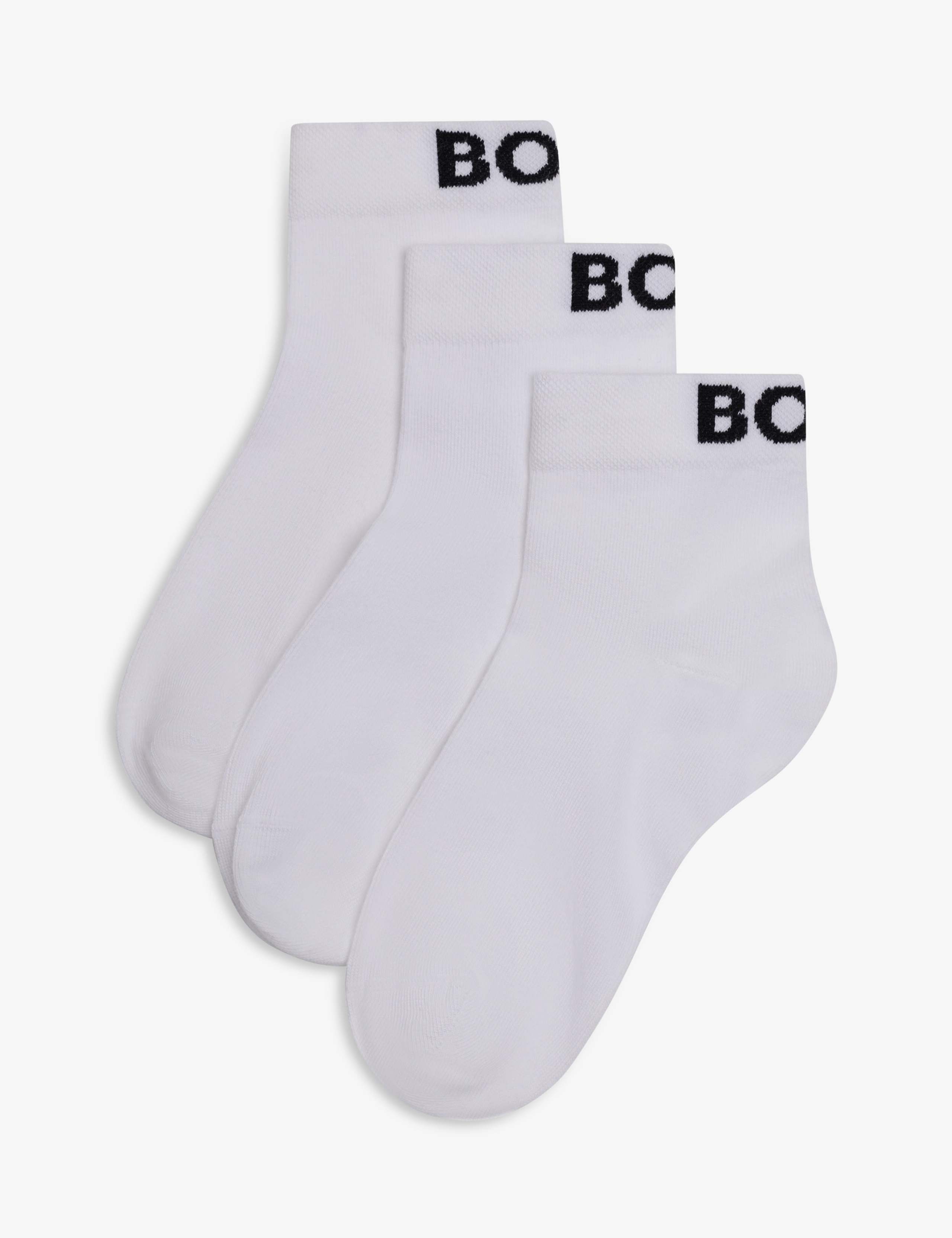 3 Pack Cotton Rich Logo Anklets 1 of 2