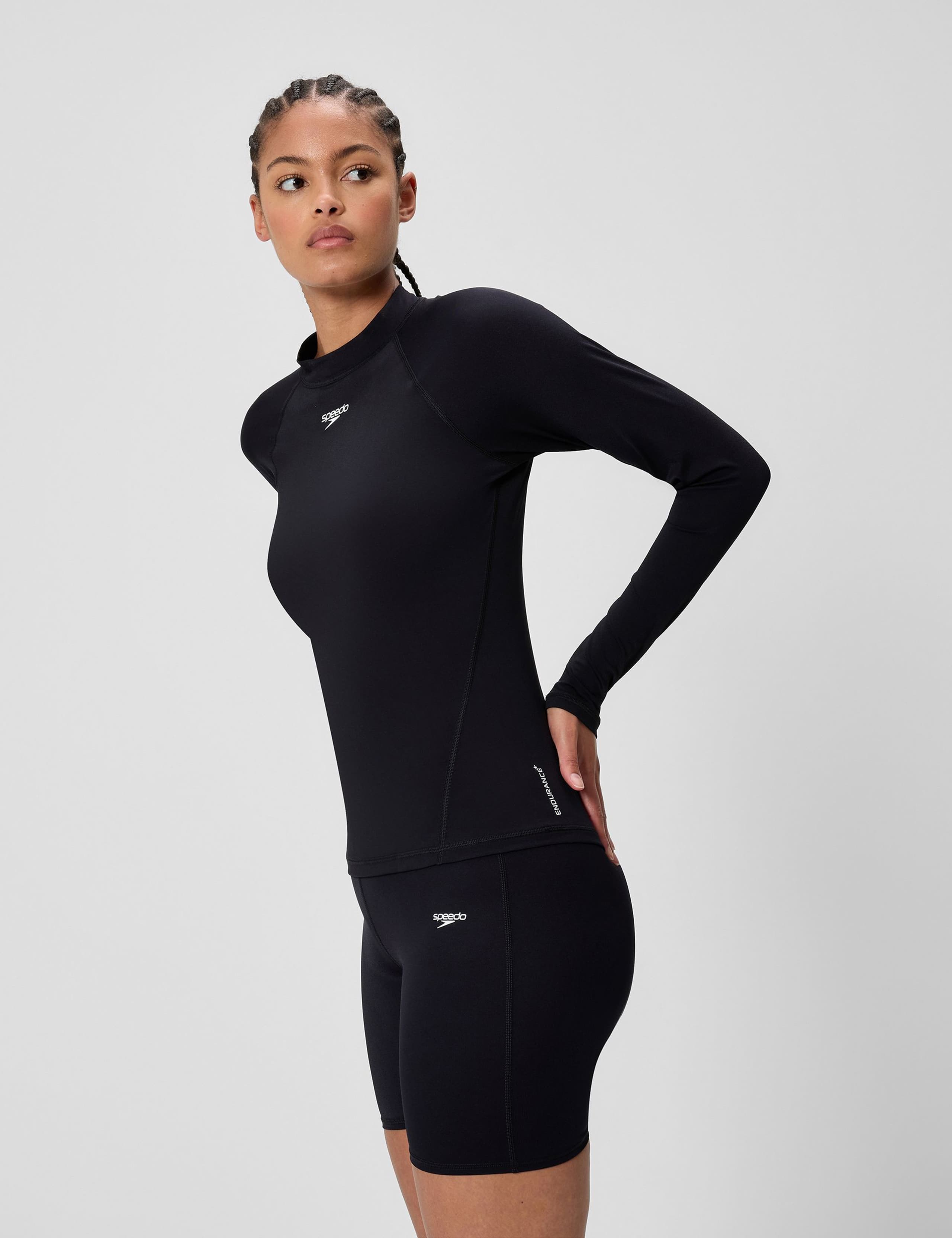 Endurance+ Long Sleeve Rash Guard Swim Top 3 of 3