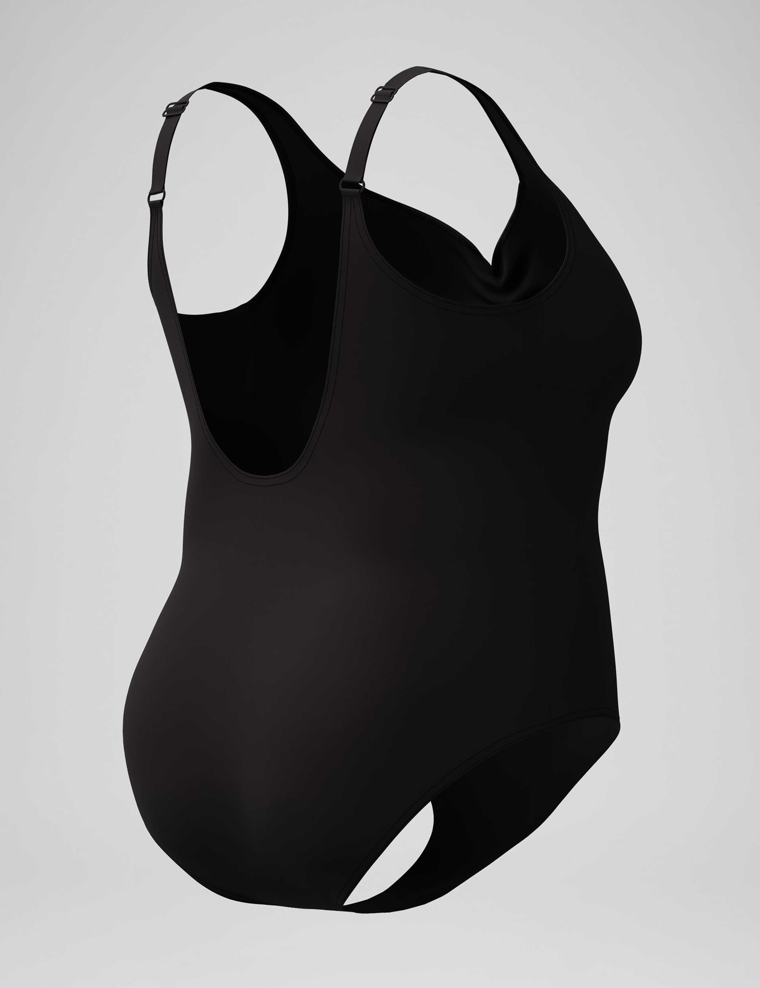 Speedo Plus Size Solid Aquanite One Piece 4 of 5