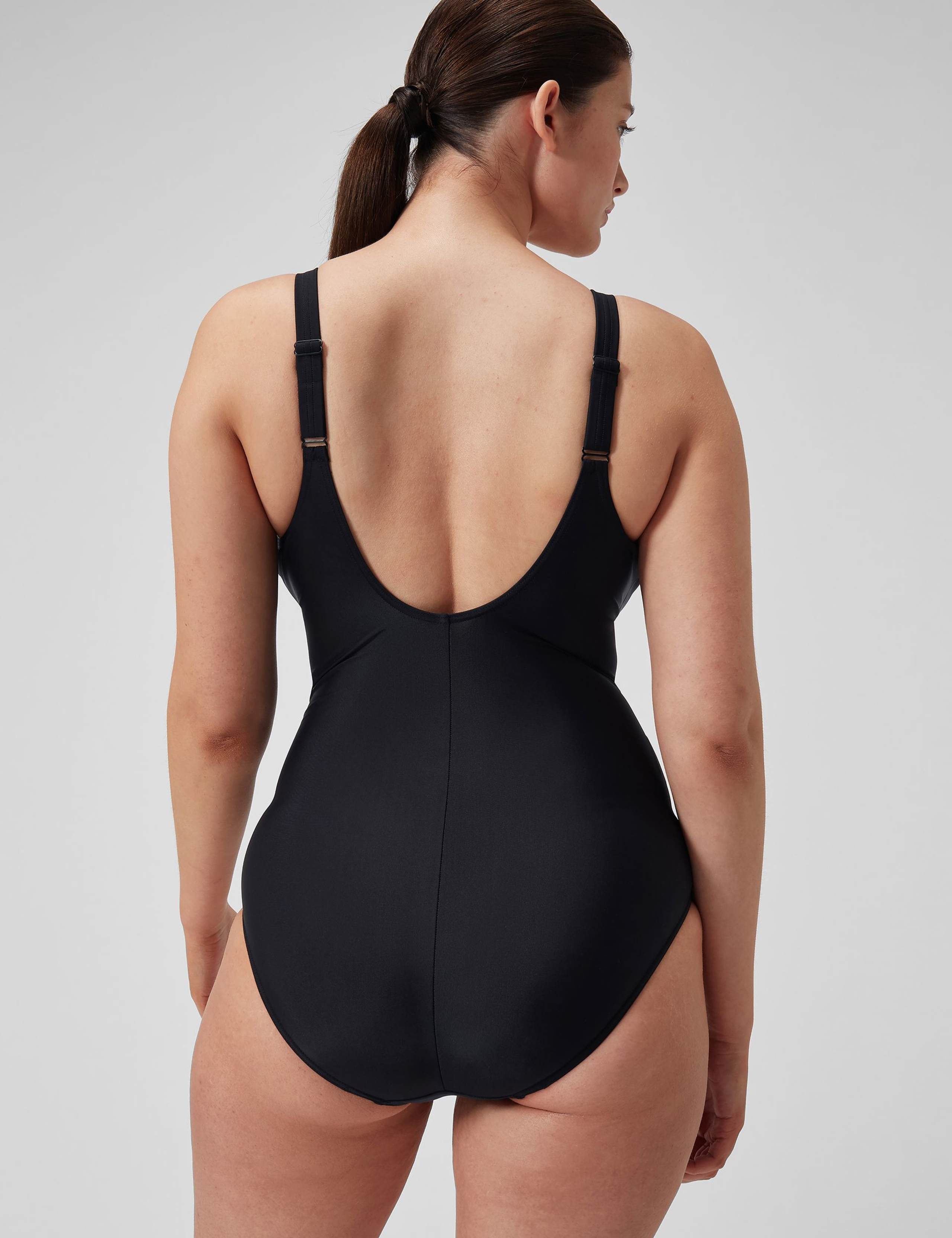 Ruched V-Neck Swimsuit 2 of 3