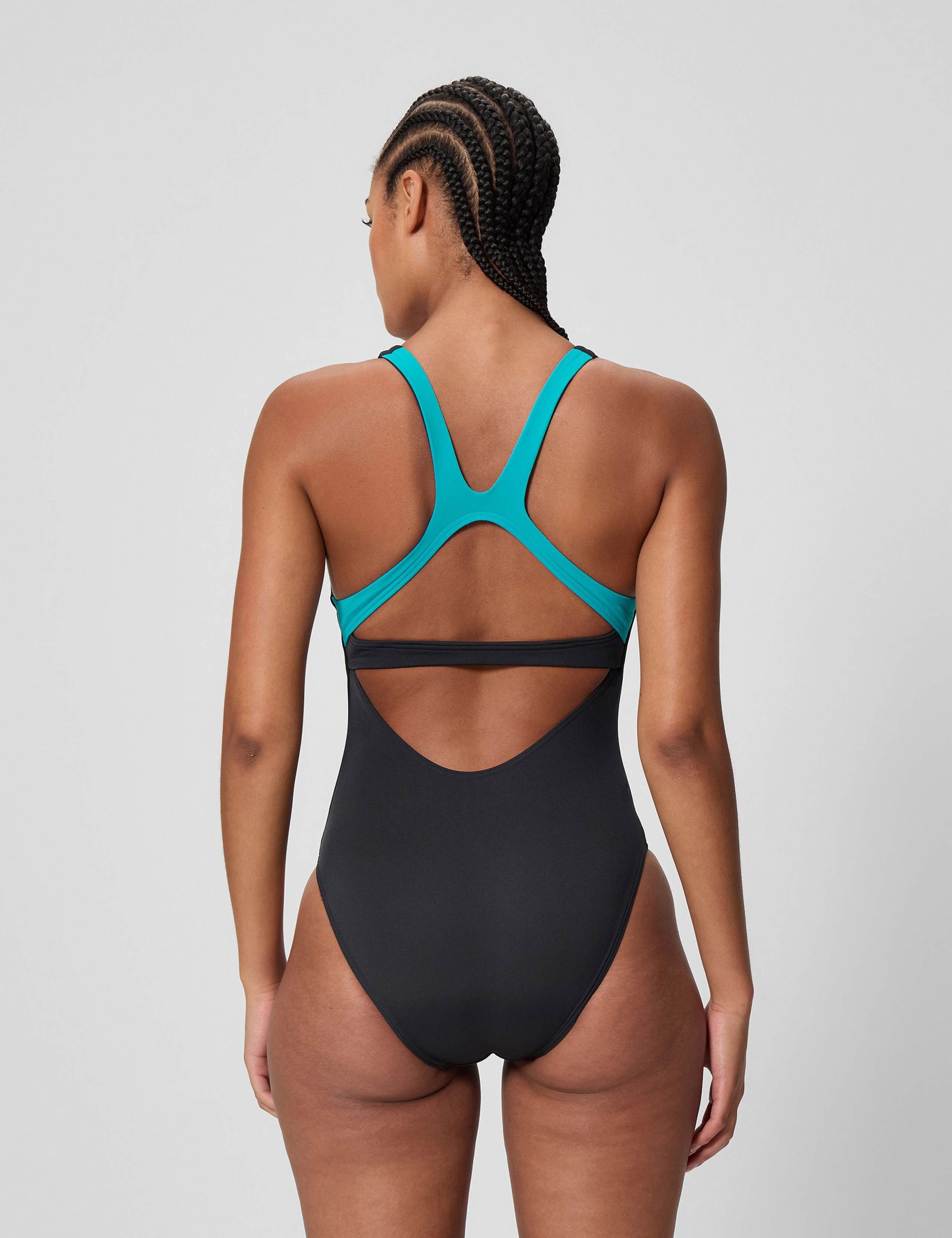 Speedo Solid Flex Band One Piece 2 of 3