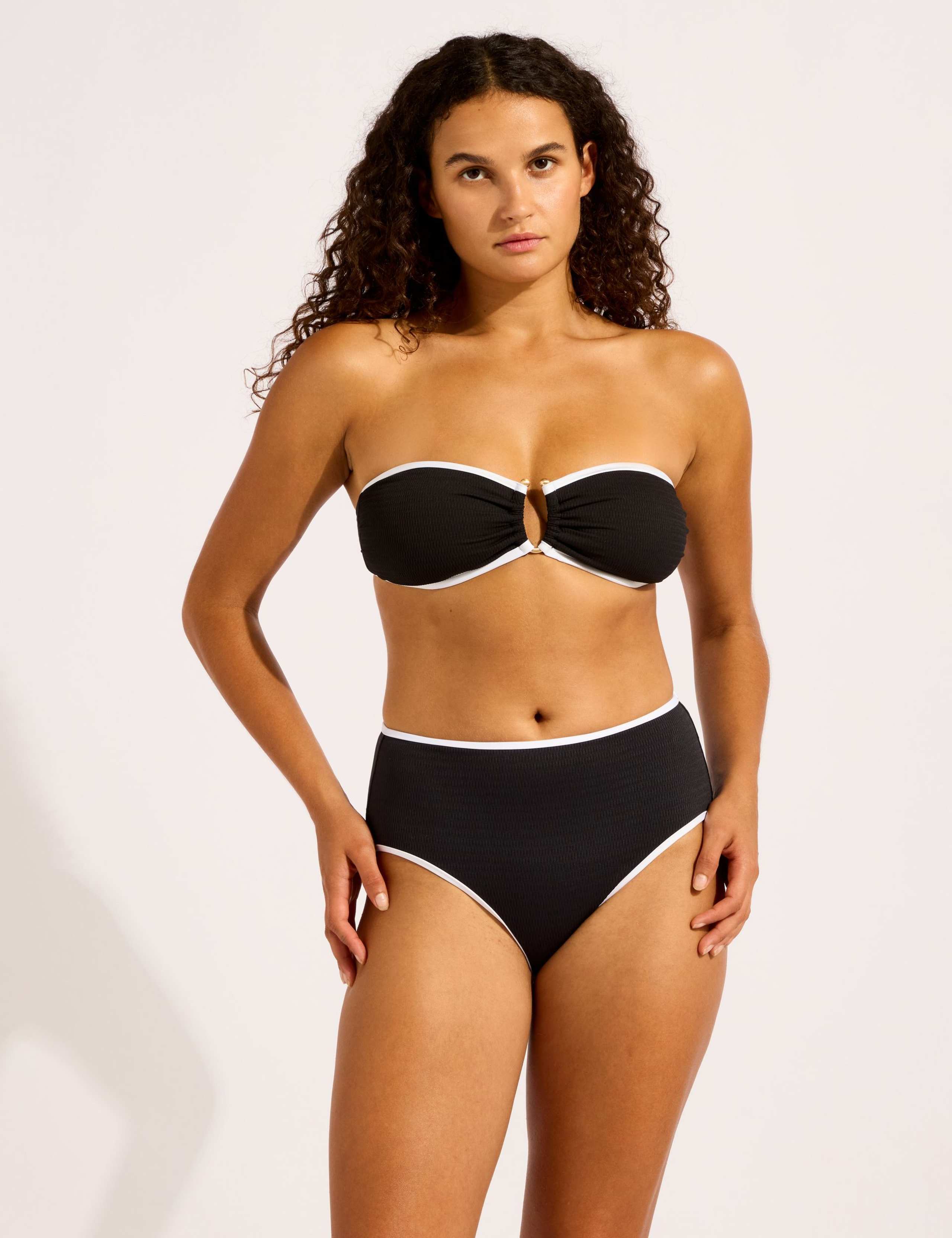 Beach Bound High Waisted Bikini Bottoms 1 of 4