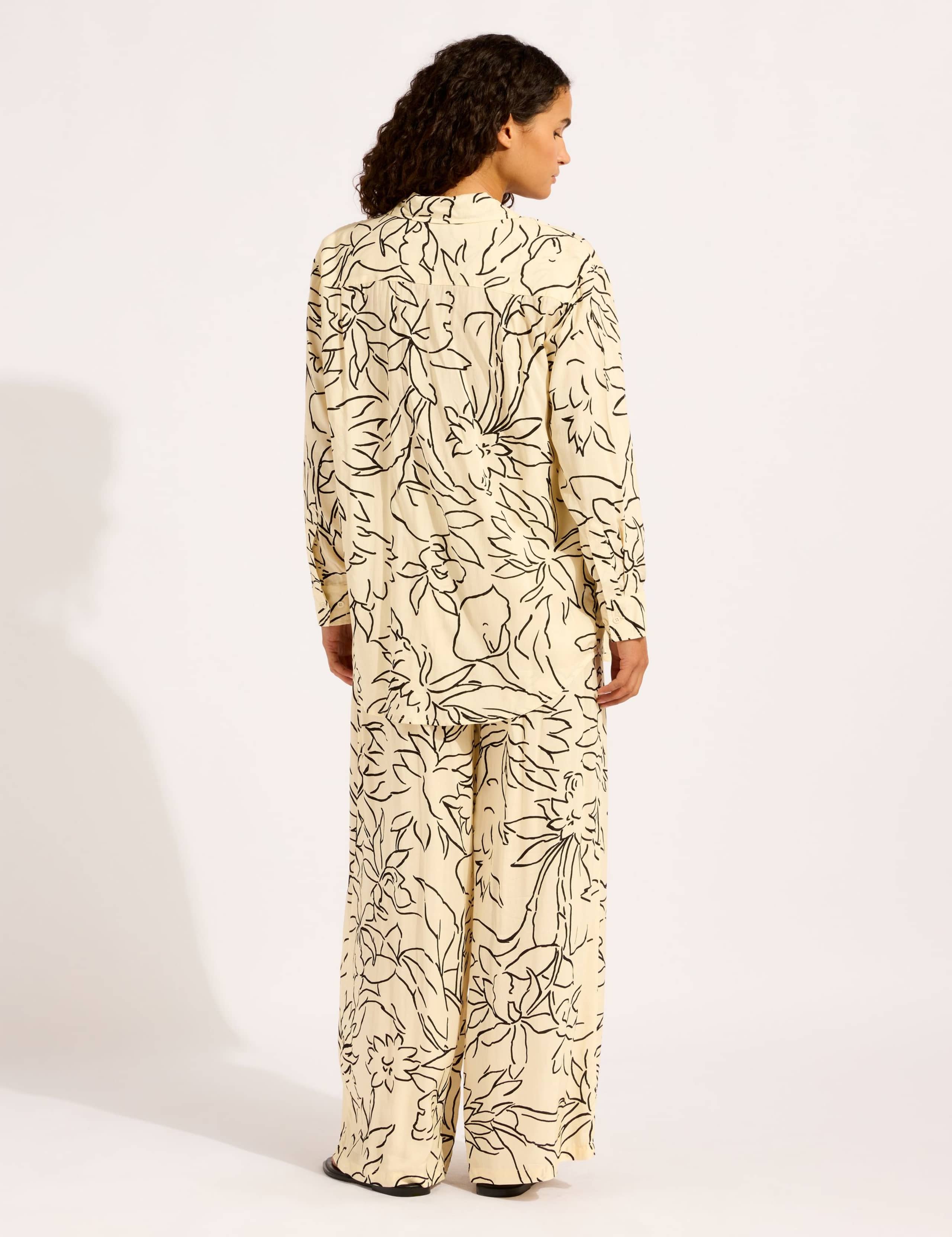 Hothouse Flowers Beach Cover Up Shirt 4 of 4