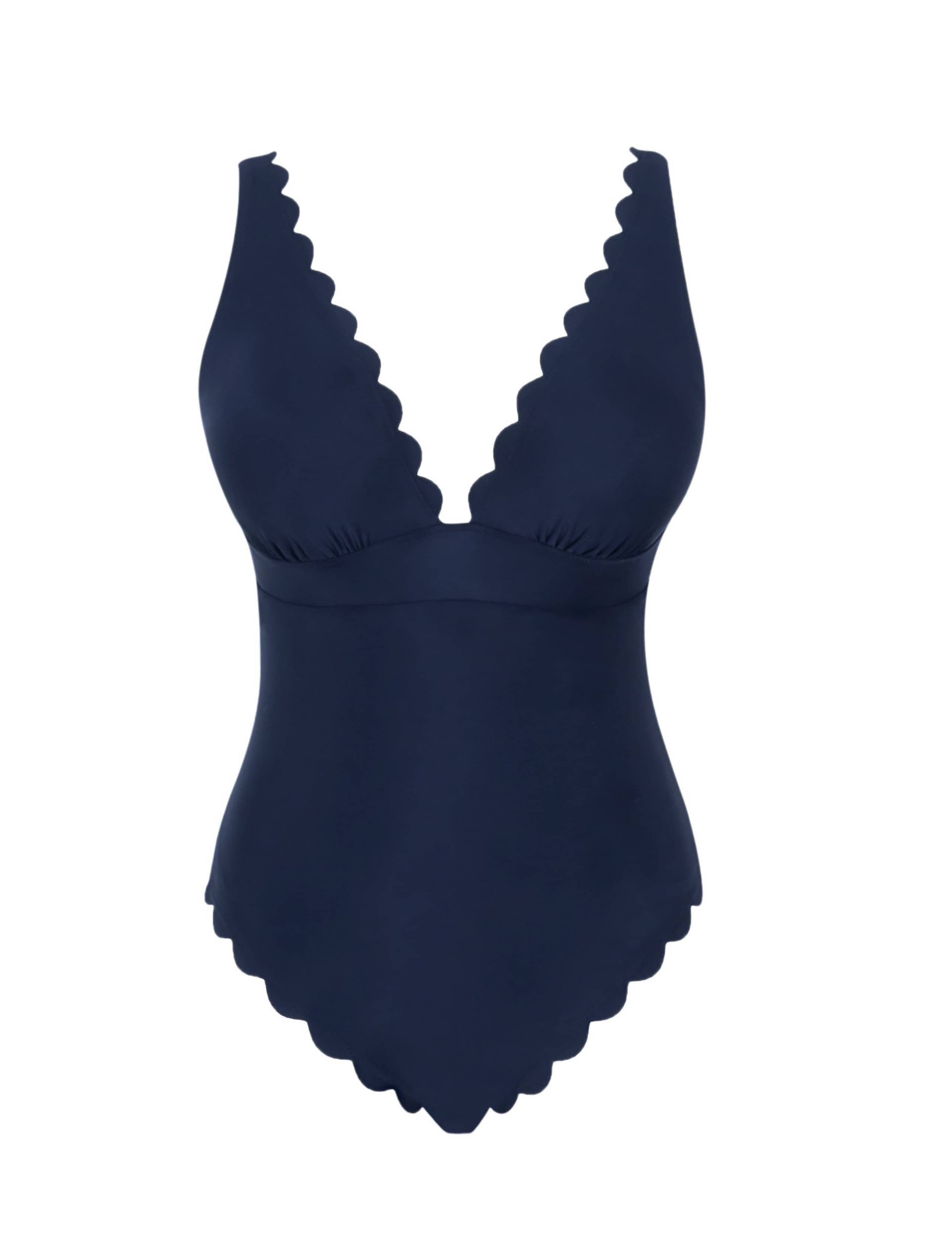Taylor Scalloped Plunge Swimsuit 2 of 5
