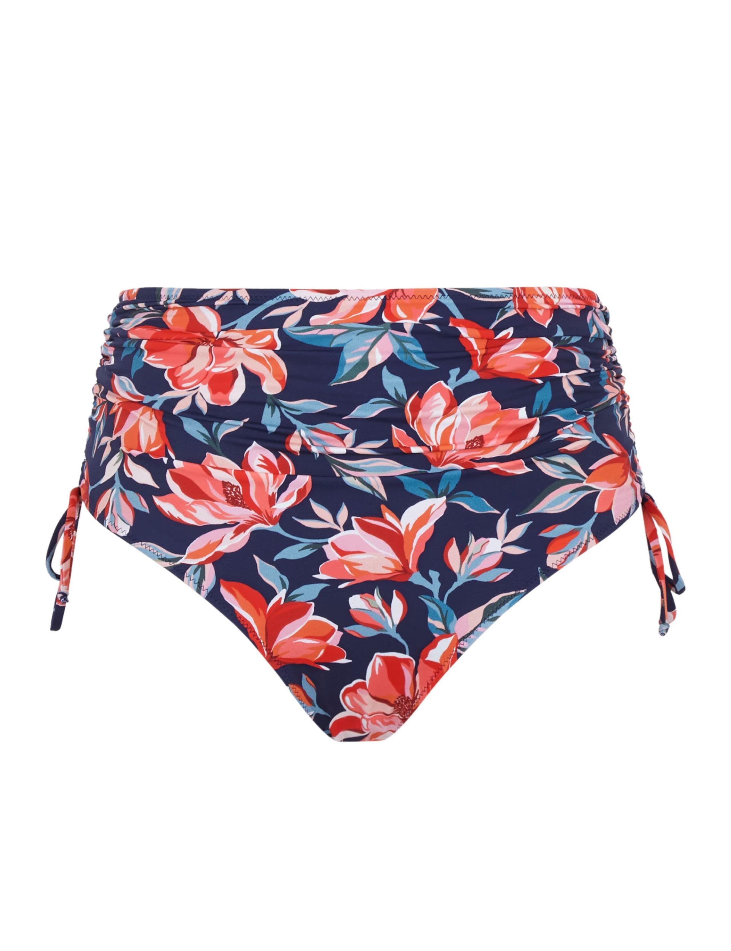 Lilifloral Ruched High Waisted Bikini Bottoms 2 of 4