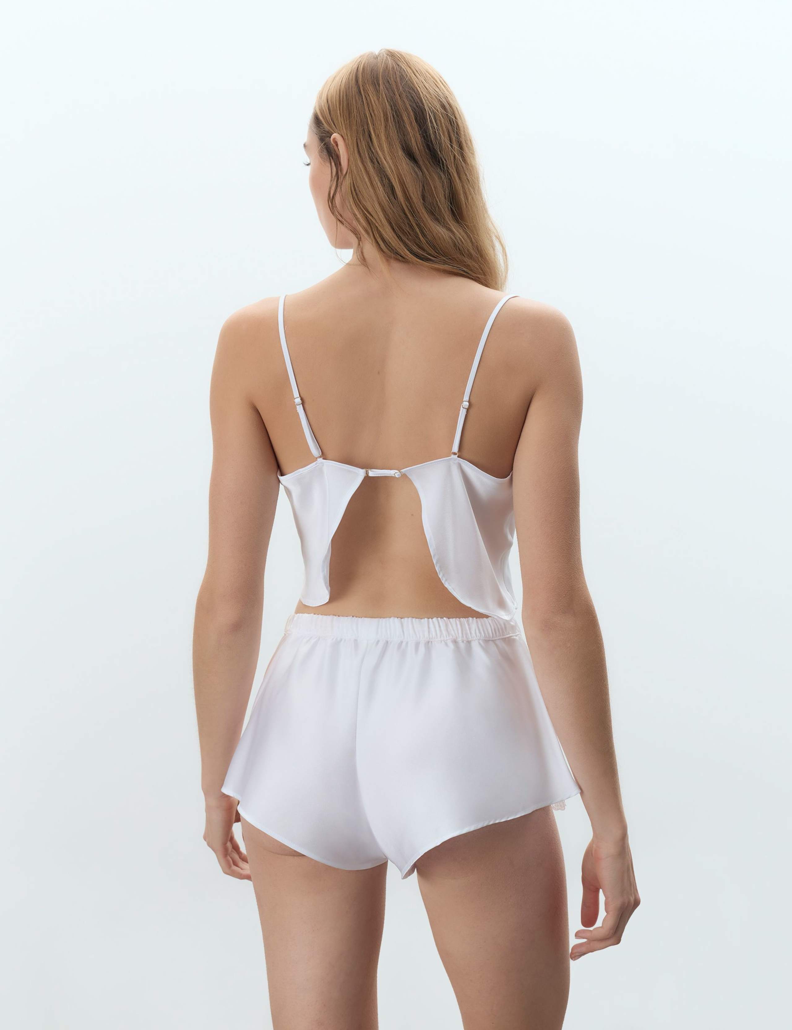 Leonora Satin Embroidery Cami Shortie Set 3 of 5