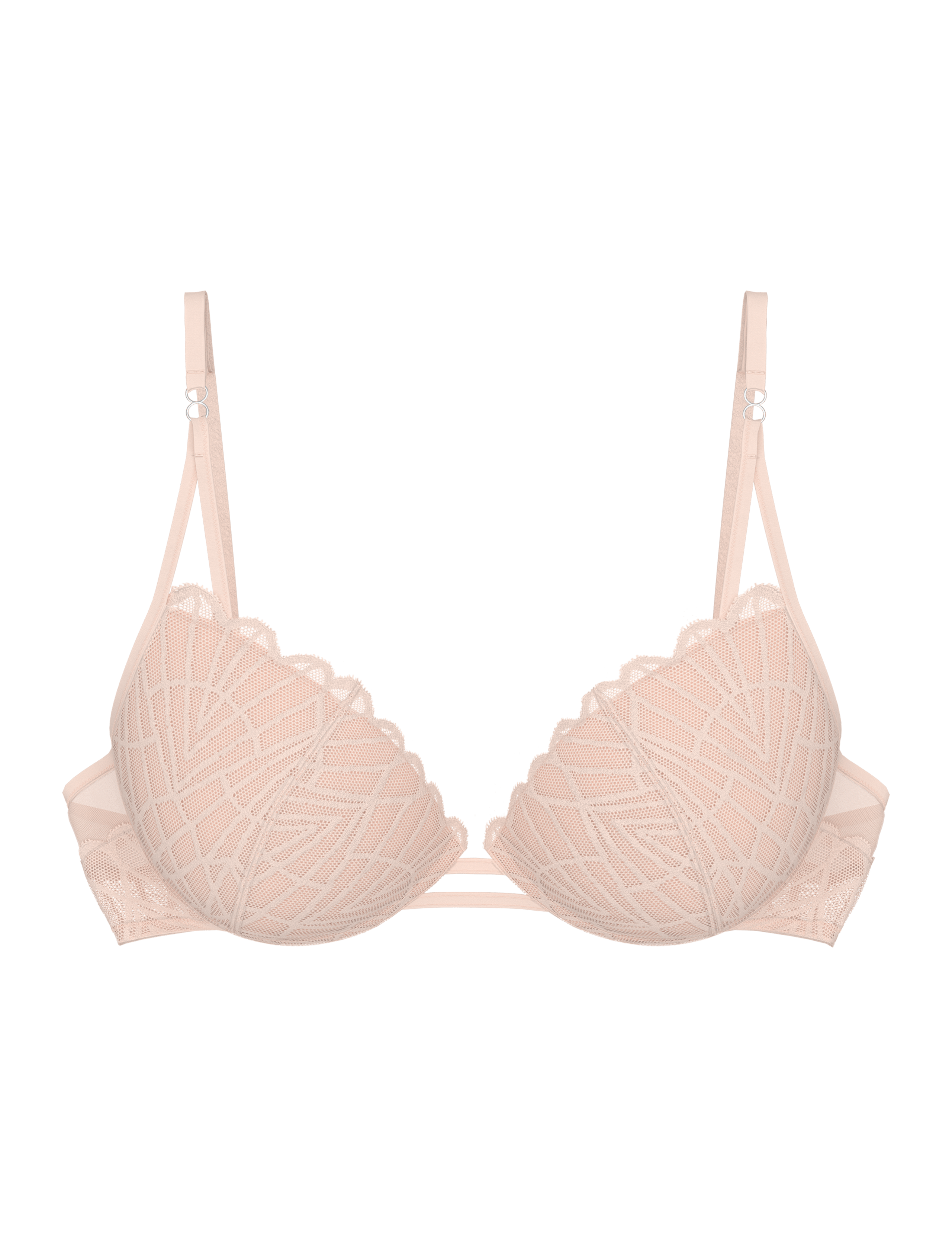 That Night In Vegas Lace & Mesh Wired Push-Up Bra (A-E) 2 of 6