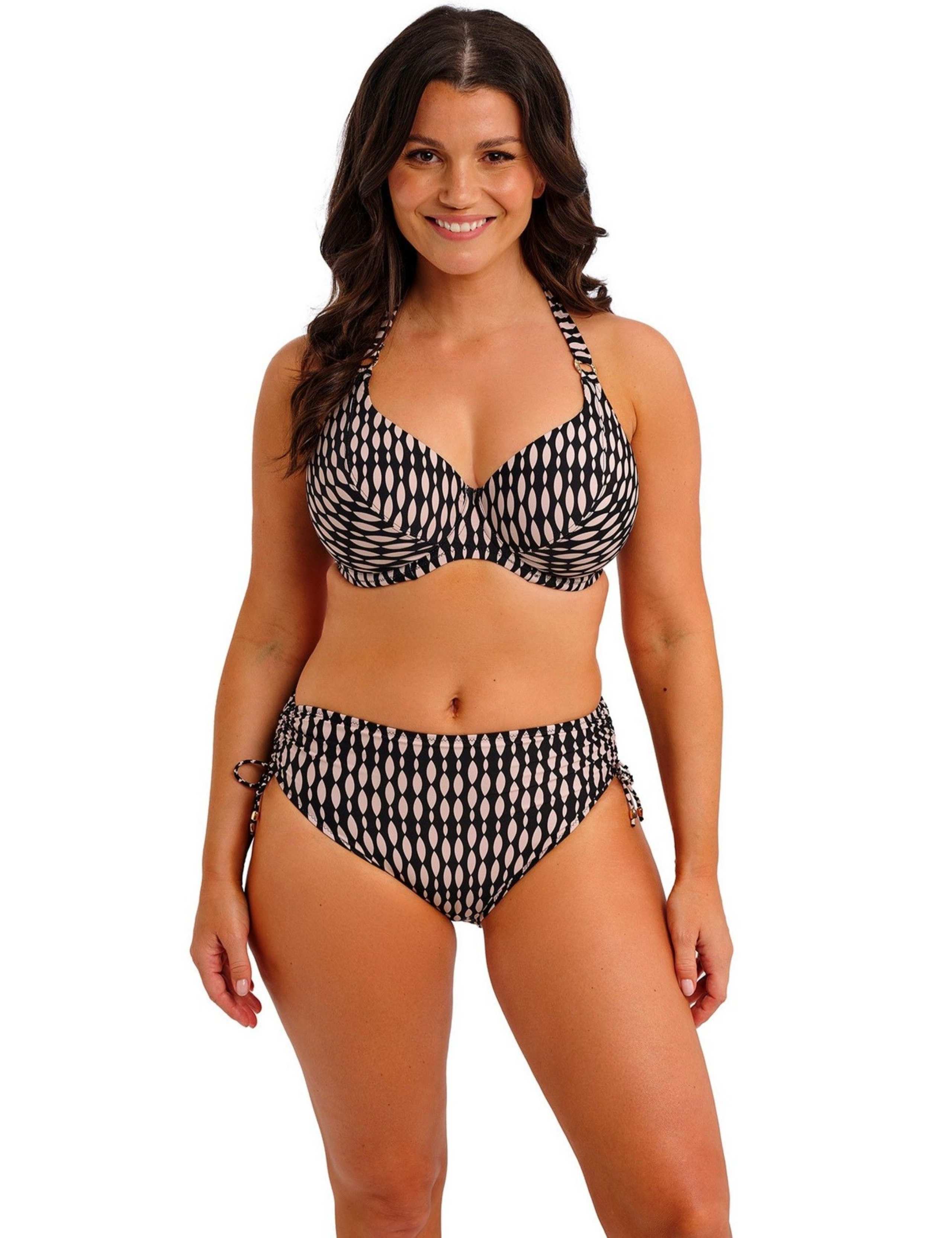 Shell Bay Printed Wired Halterneck Bikini Top (D-H) 4 of 5