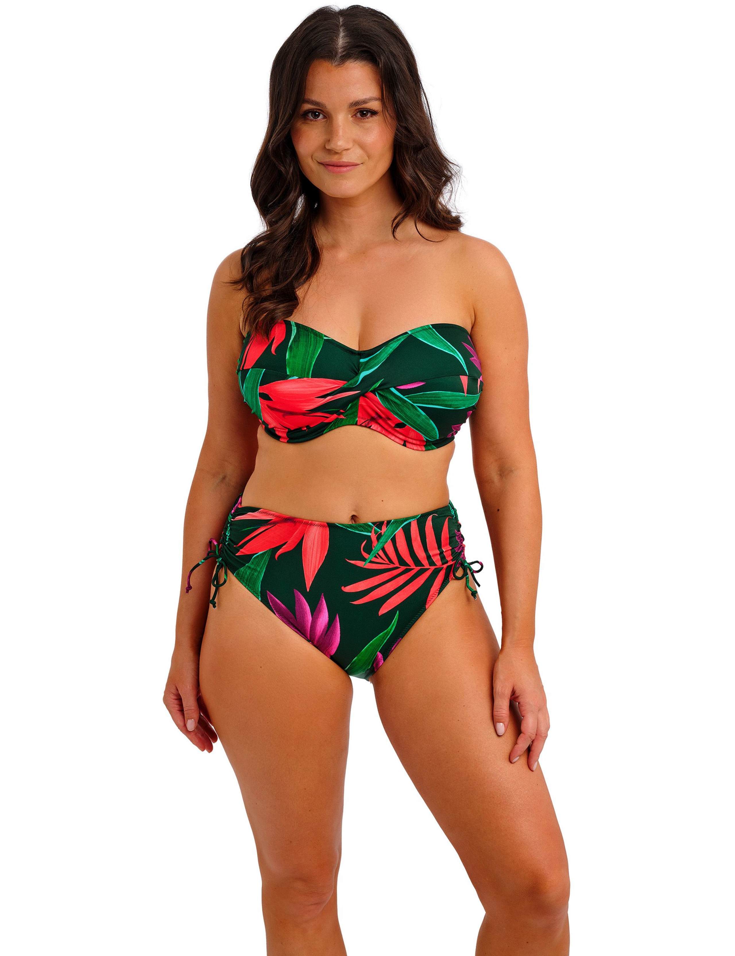 Pichola Floral Wired Bandeau Bikini Top (D-G) 5 of 8