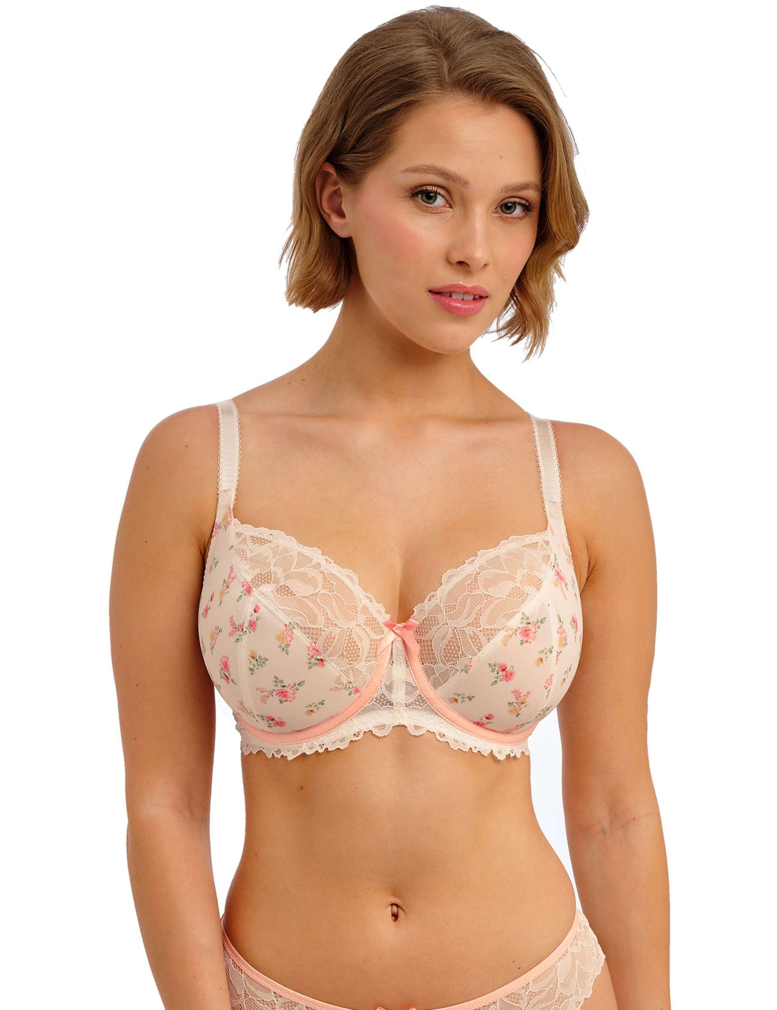 Cherish Me Floral Wired Plunge Bra (D-H) 3 of 4