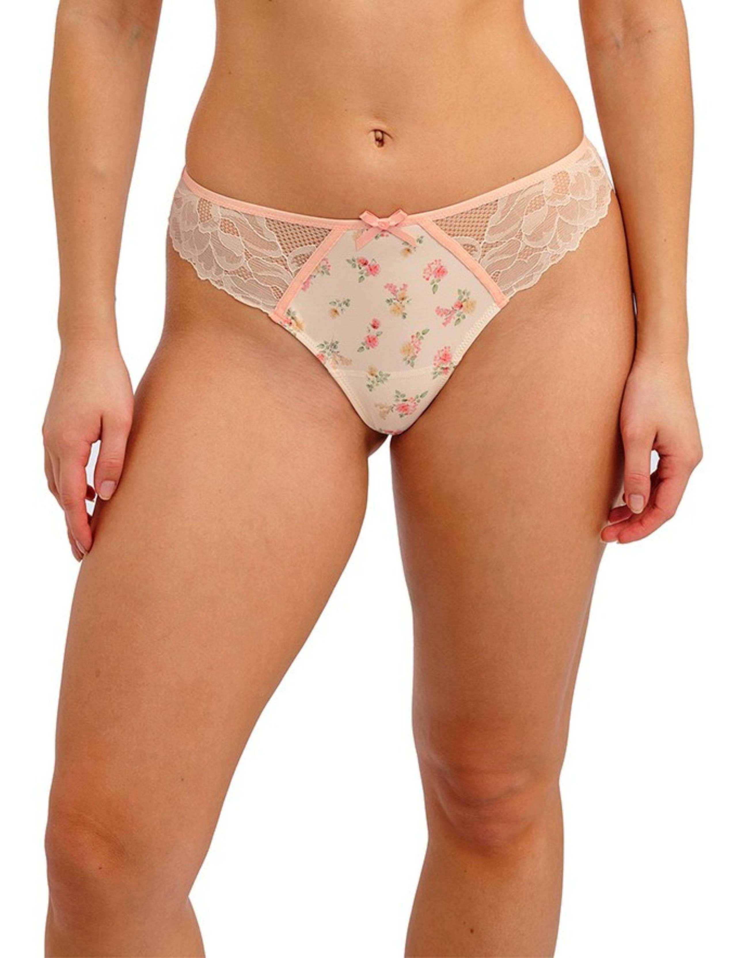 Cherish Me Floral Print & Lace Briefs 3 of 5