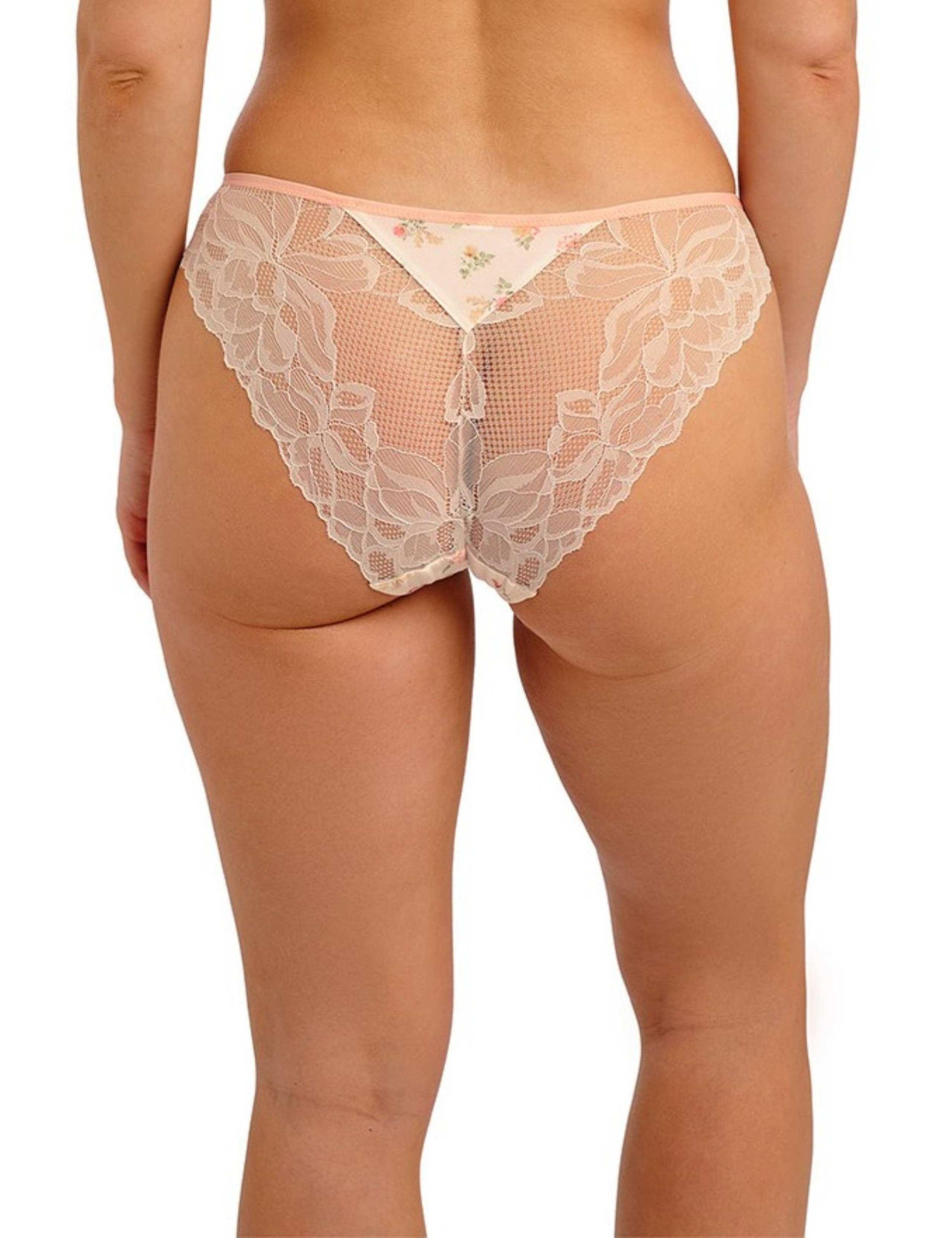 Cherish Me Floral Print & Lace Briefs 4 of 5
