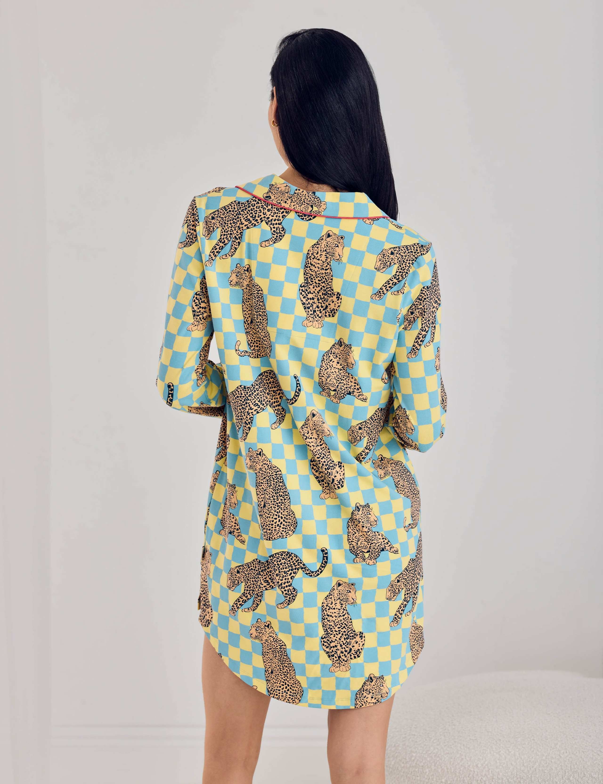Cotton Rich Checked Nightshirt 2 of 6